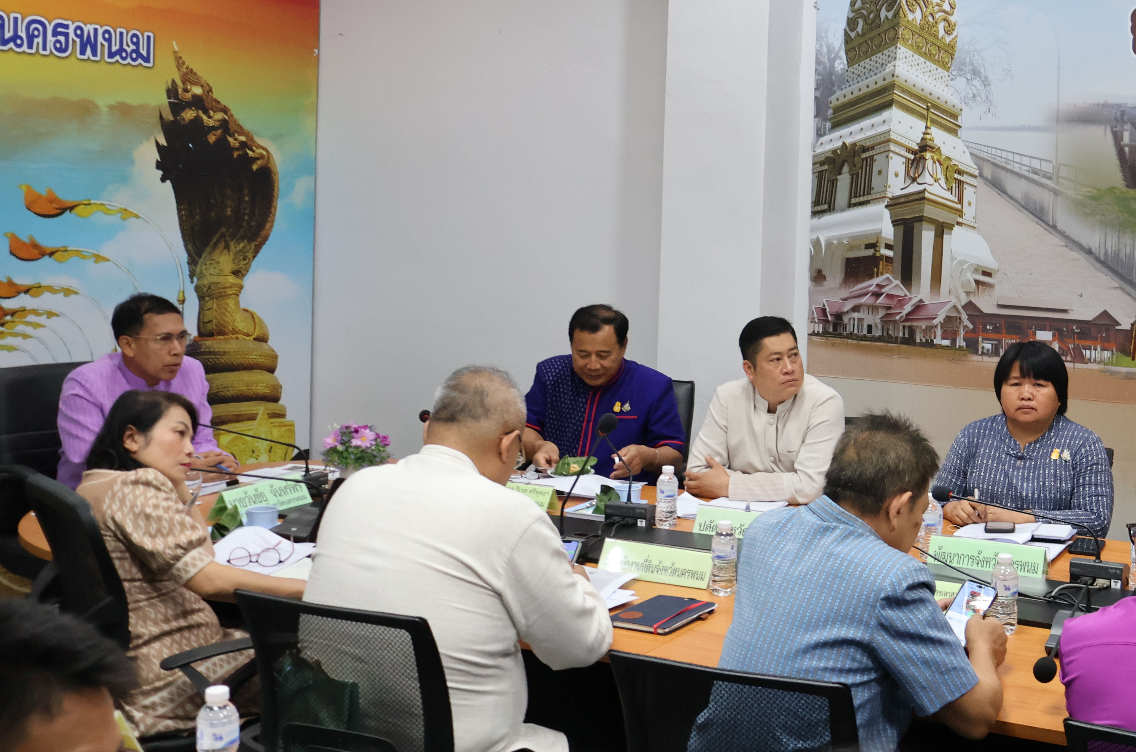 พช.นครพนม   ร่วมการประชุมขับเคลื่อนและติดตามนโยบายของรัฐบาลและภารกิจสำคัญของปลัดกระทรวงมหาดไทย  ประจำปีงบประมาณ พ.ศ. 2567 (เดือนเมษายน 2567) ผ่านระบบวีดิทัศน์ทางไกล (VCS)