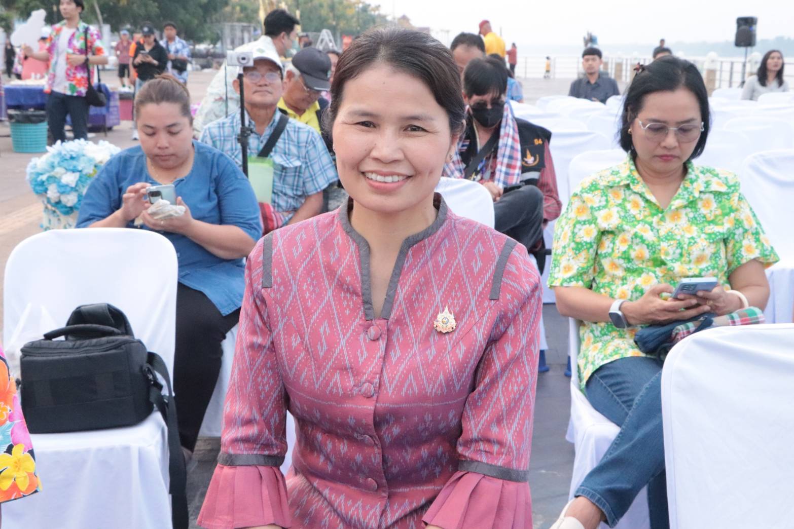พช.นครพนม    ร่วมงานแถลงข่าวเชิญชวนเที่ยวงานประเพณีสงกรานต์นครพนม ประจำปี 2567