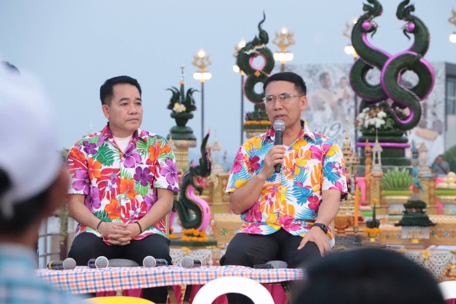 พช.นครพนม    ร่วมงานแถลงข่าวเชิญชวนเที่ยวงานประเพณีสงกรานต์นครพนม ประจำปี 2567