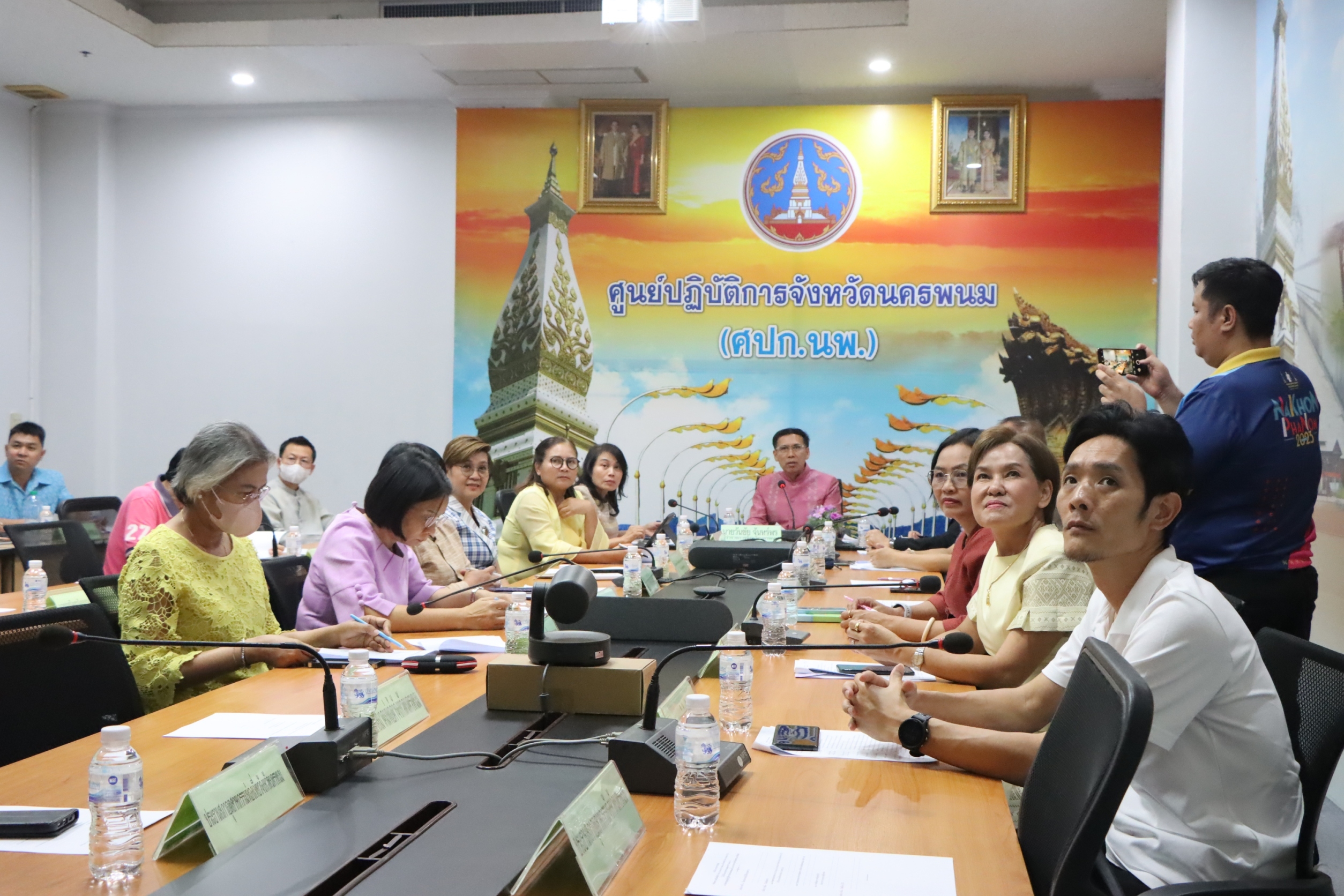 พช.นครพนม   ร่วมประชุมเตรียมความพร้อมต้อนรับ Miss Sheynnis Palacios ตำแหน่ง Miss Universe 2023