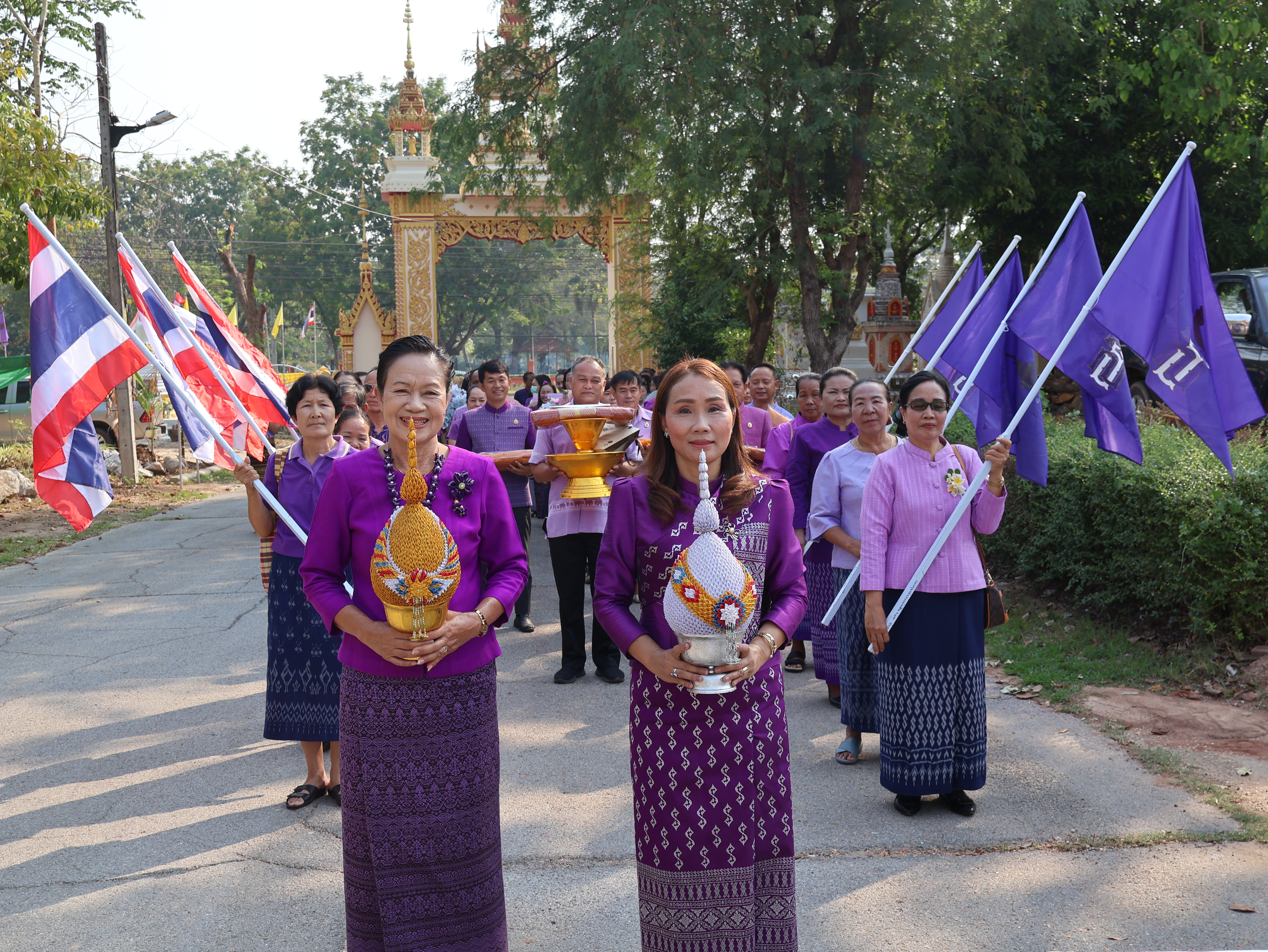 จังหวัดนครพนม   จัดพิธีทอดผ้าป่าสมทบกองทุนพัฒนาเด็กชนบทในพระราชูปถัมภ์ สมเด็จพระเทพรัตนราชสุดาฯ สยามบรมราชกุมารี จังหวัดนครพนม ประจำปี พ.ศ. 2567