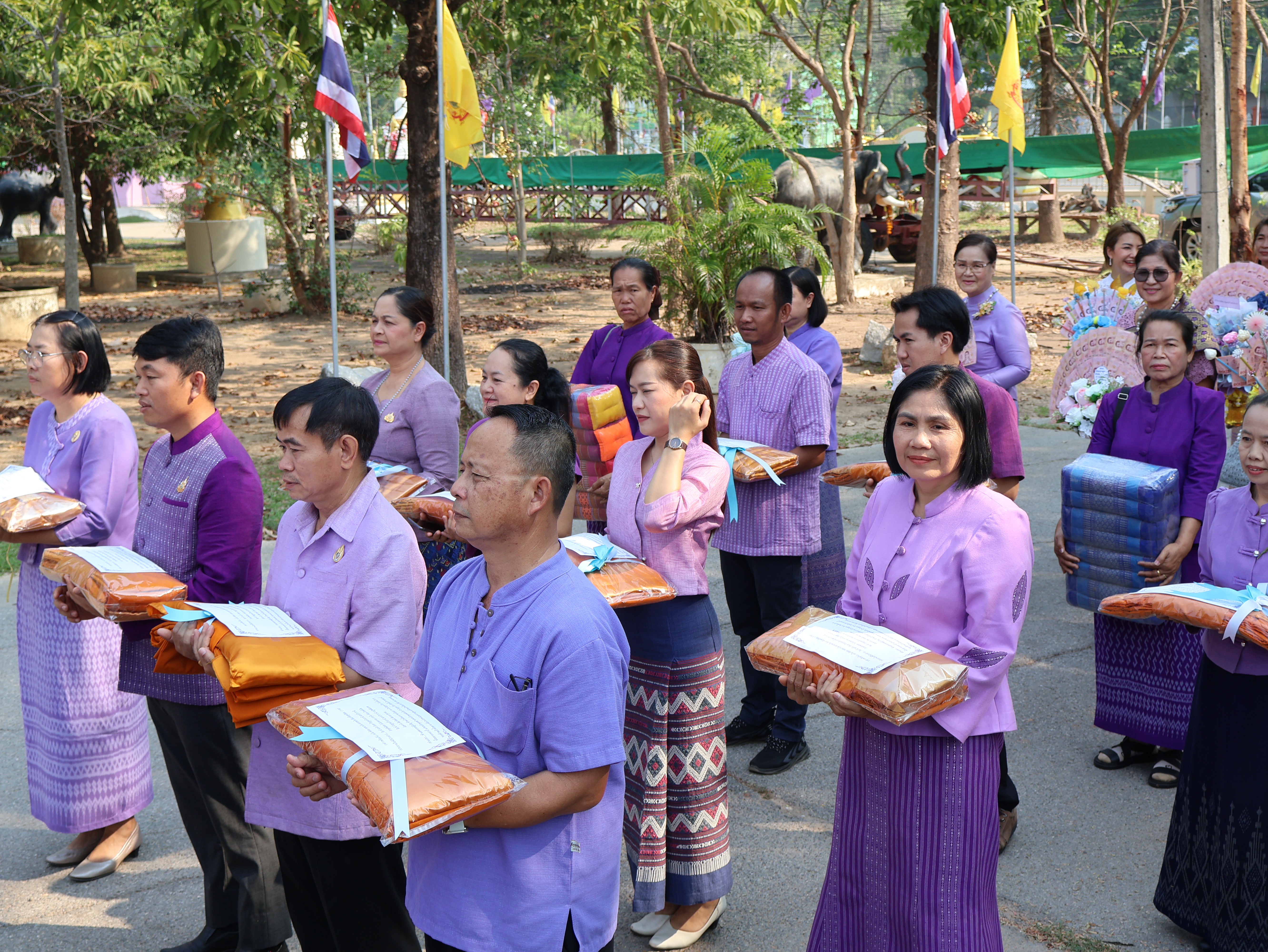 จังหวัดนครพนม   จัดพิธีทอดผ้าป่าสมทบกองทุนพัฒนาเด็กชนบทในพระราชูปถัมภ์ สมเด็จพระเทพรัตนราชสุดาฯ สยามบรมราชกุมารี จังหวัดนครพนม ประจำปี พ.ศ. 2567