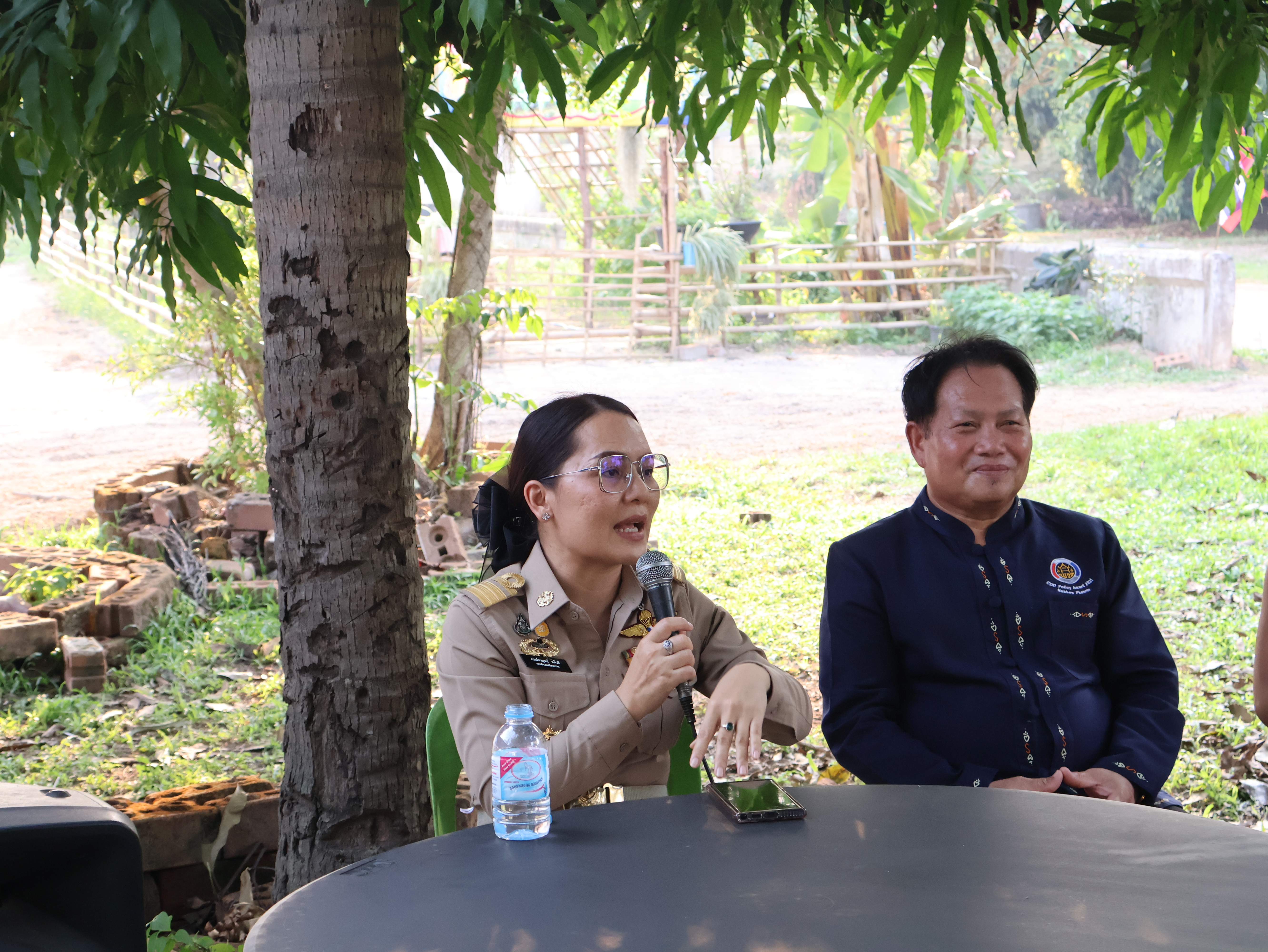 พช.นครพนม   ติดตามการดำเนินการตามแนวทางการน้อมนำแนวพระราชดำริของสมเด็จพระกนิษฐาธิราชเจ้า กรมสมเด็จพระเทพรัตนราชสุดา ฯ สยามบรมราชกุมารี สู่ปฏิบัติการปลูกผักสวนครัว เพื่อสร้างความมั่นคงทางอาหาร ประจำปีงบประมาณ พ.ศ. 2567 อำเภอศรีสงคราม