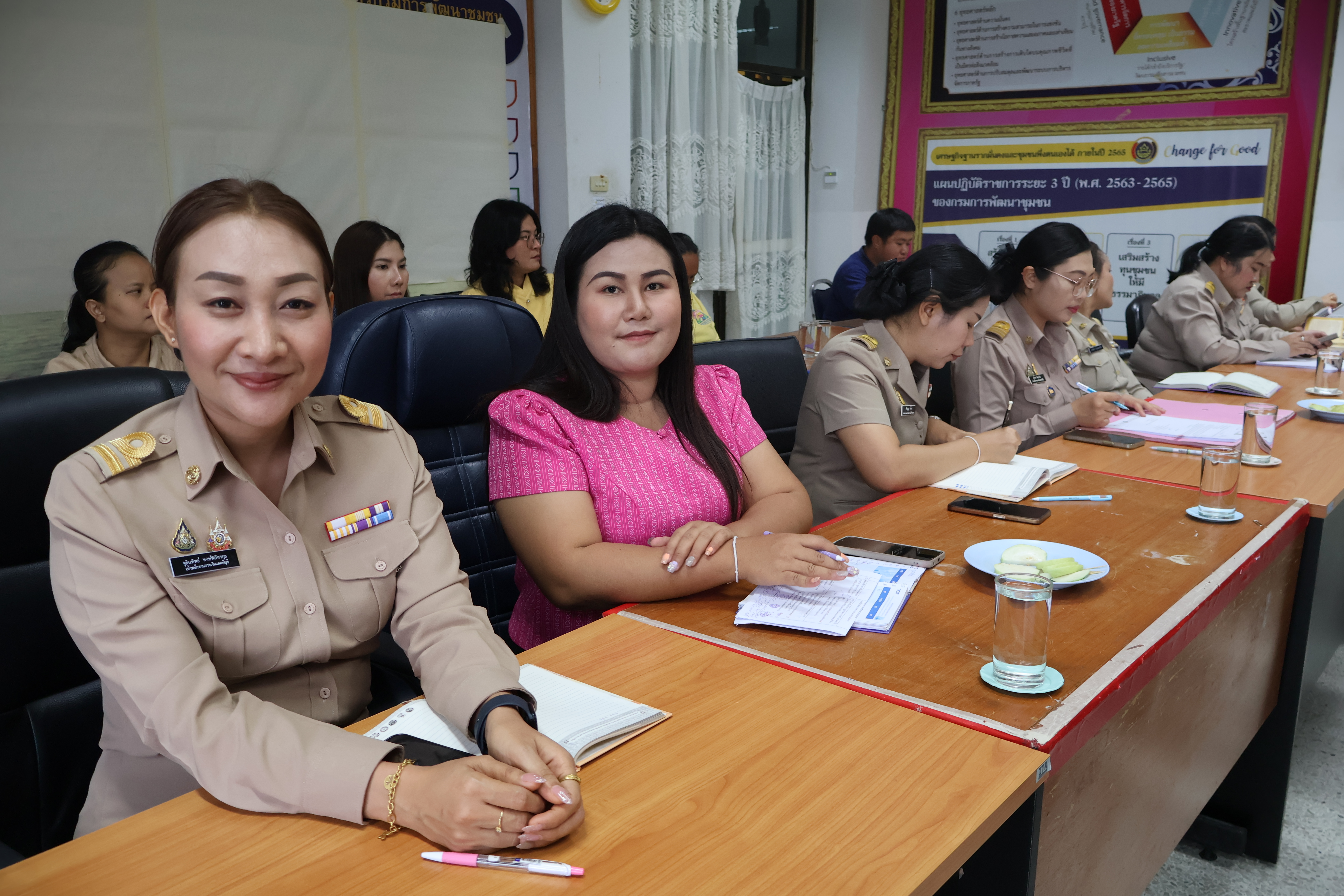รองผู้ว่าฯ นครพนม   ติดตามผลการปฏิบัติงานสำนักงานพัฒนาชุมชนจังหวัดนครพนม ประจำปี 2567