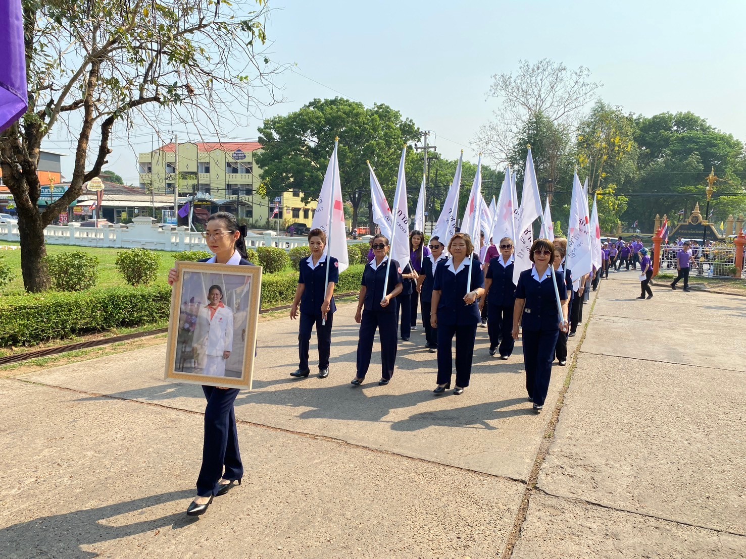 พช.นครพนม   ร่วมกิจกรรมเดินเทิดพระเกียรติและพิธีลงนามถวายพระพรสมเด็จพระกนิษฐาธิราชเจ้า กรมสมเด็จพระเทพรัตนราชสุดาฯ สยามบรมราชกุมารี เนื่องในโอกาสวันคล้ายวันพระราชสมภพ 2 เมษายน พร้อมดำเนินกิจกรรมแปรอักษร “เรารักพระเทพ” และเปิดนิทรรศการมรดกศิลปวัฒนธรรมของชาติ เนื่องในวันอนุรักษ์มรดกไทย