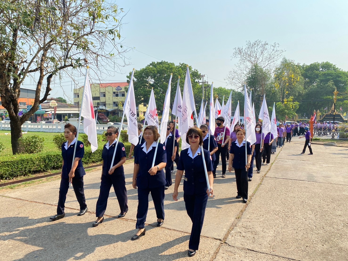 พช.นครพนม   ร่วมกิจกรรมเดินเทิดพระเกียรติและพิธีลงนามถวายพระพรสมเด็จพระกนิษฐาธิราชเจ้า กรมสมเด็จพระเทพรัตนราชสุดาฯ สยามบรมราชกุมารี เนื่องในโอกาสวันคล้ายวันพระราชสมภพ 2 เมษายน พร้อมดำเนินกิจกรรมแปรอักษร “เรารักพระเทพ” และเปิดนิทรรศการมรดกศิลปวัฒนธรรมของชาติ เนื่องในวันอนุรักษ์มรดกไทย