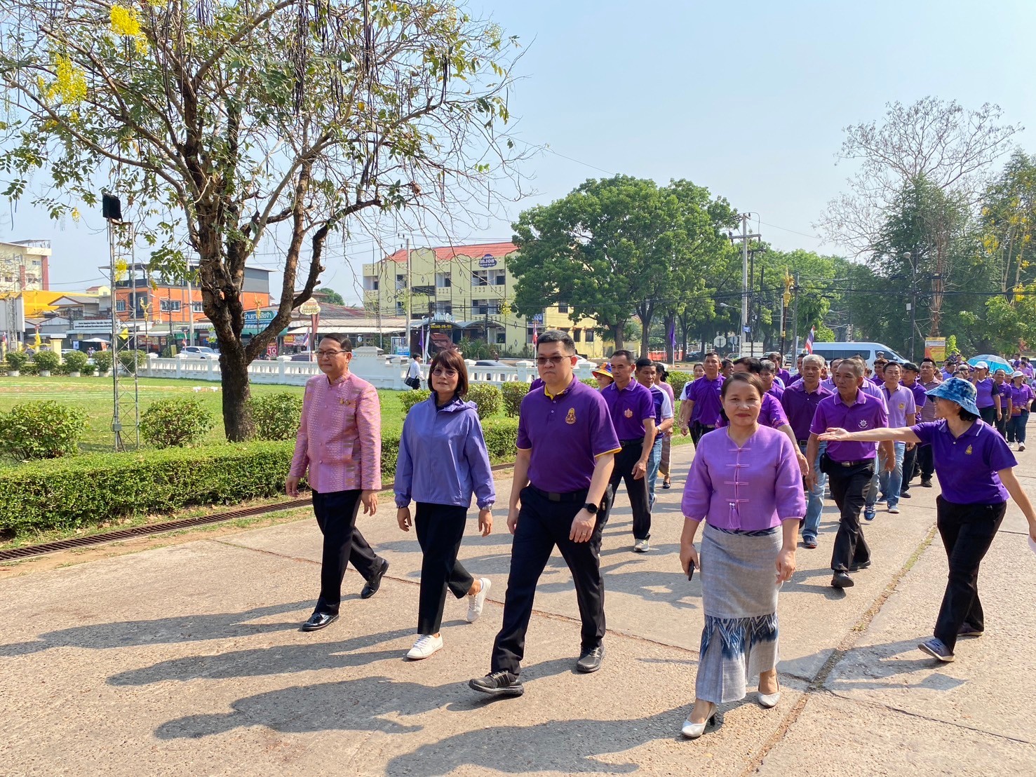 พช.นครพนม   ร่วมกิจกรรมเดินเทิดพระเกียรติและพิธีลงนามถวายพระพรสมเด็จพระกนิษฐาธิราชเจ้า กรมสมเด็จพระเทพรัตนราชสุดาฯ สยามบรมราชกุมารี เนื่องในโอกาสวันคล้ายวันพระราชสมภพ 2 เมษายน พร้อมดำเนินกิจกรรมแปรอักษร “เรารักพระเทพ” และเปิดนิทรรศการมรดกศิลปวัฒนธรรมของชาติ เนื่องในวันอนุรักษ์มรดกไทย