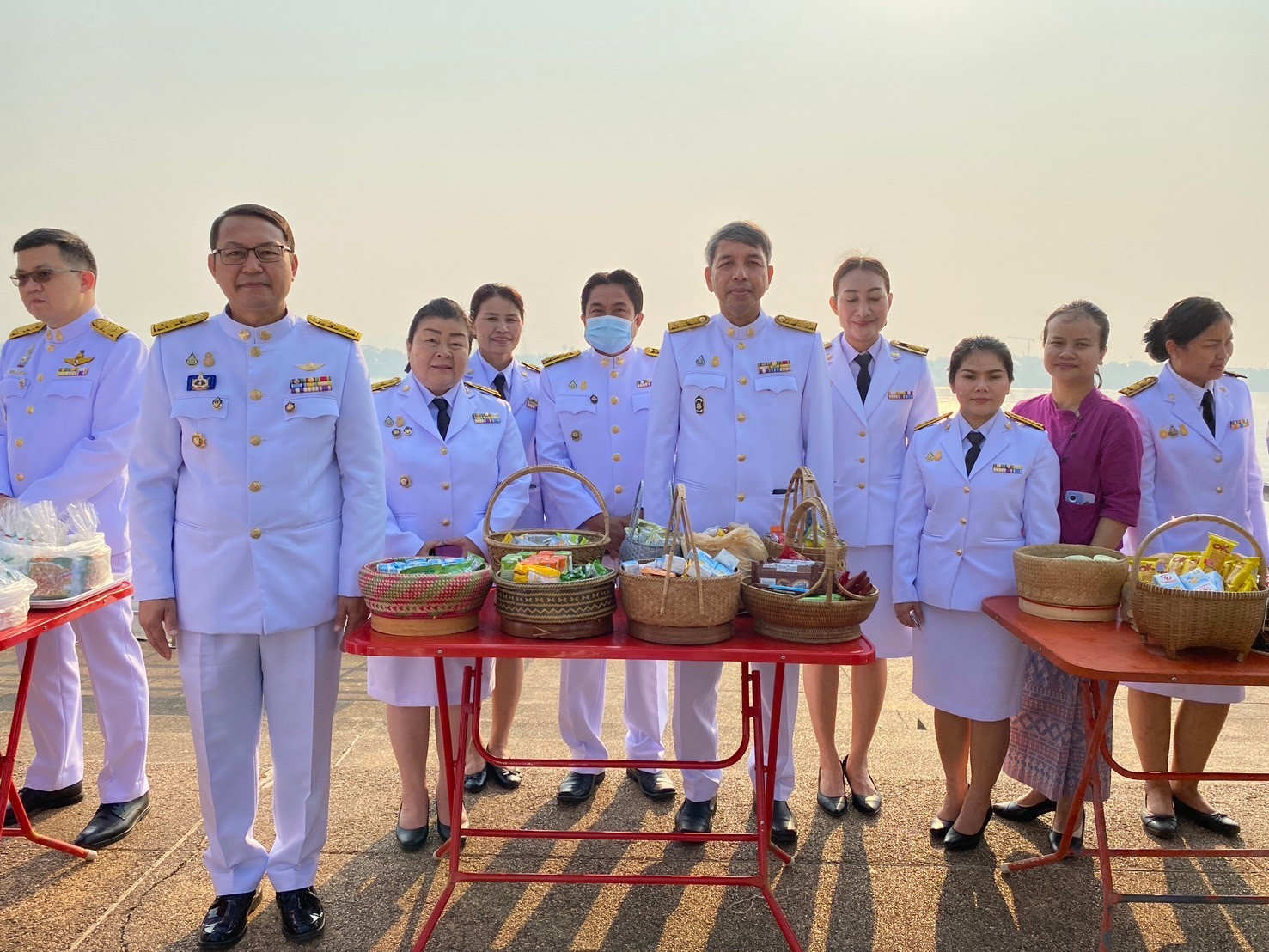 พช.นครพนม   ร่วมพิธีเจริญพระพุทธมนต์ ทำบุญตักบาตร ปล่อยพันธุ์ปลาถวายเป็นพระราชกุศล และถวายพระพรชัยมงคลเนื่องในโอกาสวันคล้ายวันพระราชสมภพ สมเด็จพระกนิษฐาธิราชเจ้า กรมสมเด็จพระเทพรัตนราชสุดาฯ สยามบรมราชกุมารี 2 เมษายน 2567