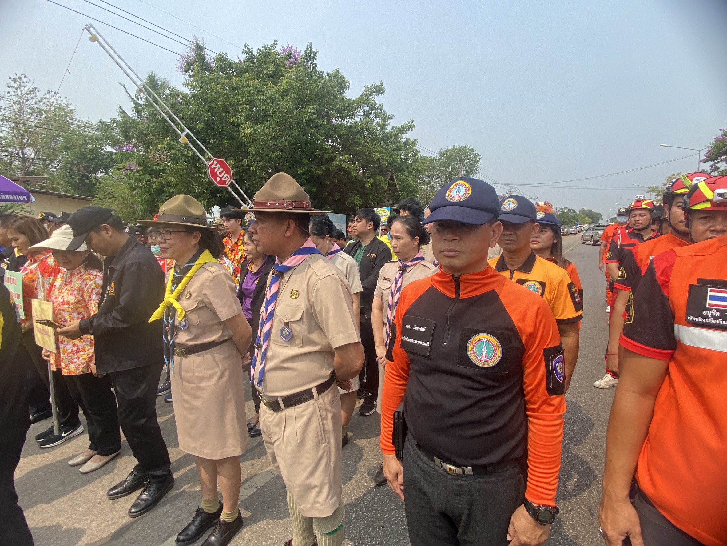 พช.นครพนม   ร่วมเปิดศูนย์ปฏิบัติการป้องกันและลดอุบัติเหตุทางถนนช่วงเทศกาลสงกรานต์ พ.ศ.2567 และศูนย์อำนวยความสะดวกและปลอดภัยในช่วงเทศกาลสงกรานต์ พ.ศ.2567 จังหวัดนครพนม
