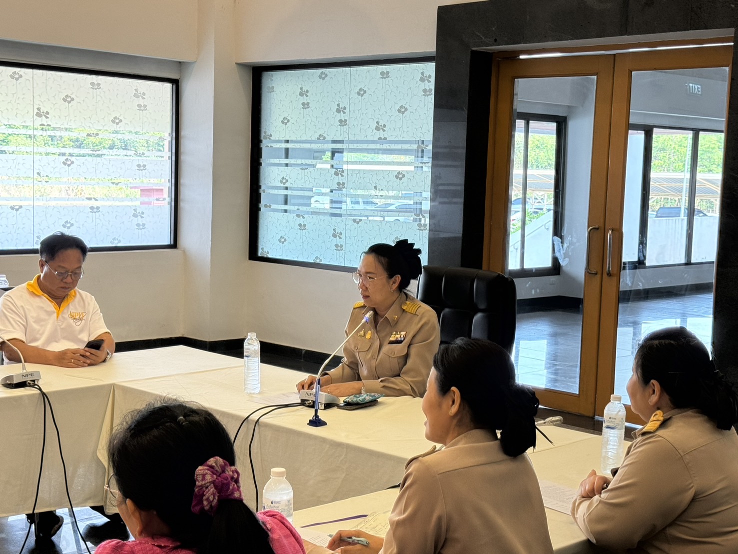 พช.นครพนม   ร่วมประชุมเตรียมความพร้อมการจัดแสดงสินค้าหนึ่งตำบล หนึ่งผลิตภัณฑ์ (OTOP) ในการต้อนรับคณะ Miss Universe Thailand