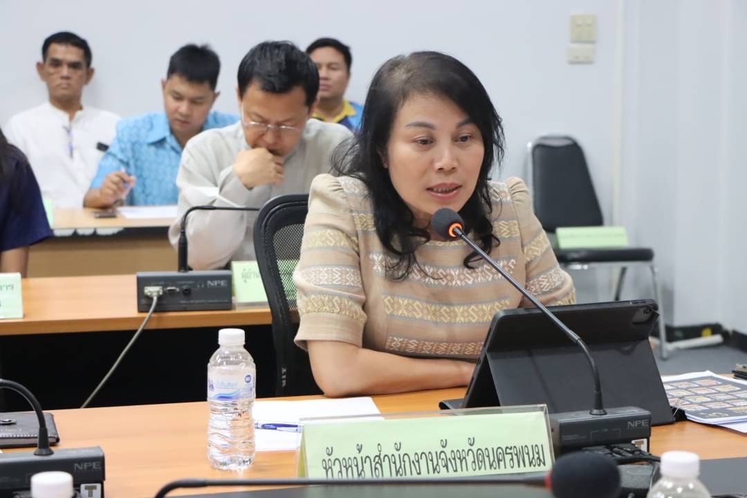 พช.นครพนม   ร่วมประชุมเตรียมความพร้อมต้อนรับ Miss Sheynnis Palacios ตำแหน่ง Miss Universe 2023