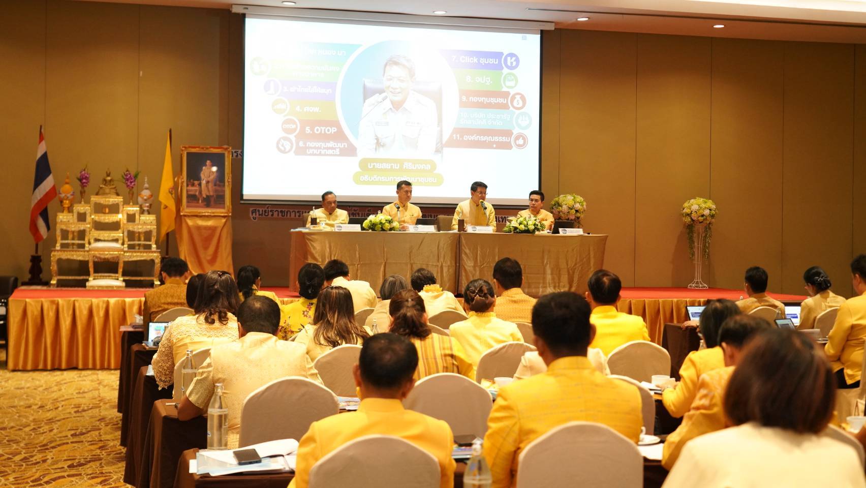 พช.นครพนม   ร่วมการประชุมขับเคลื่อนนโยบายสู่การปฏิบัติ ประจำปีงบประมาณ พ.ศ. 2567 ไตรมาส 3 – 4
