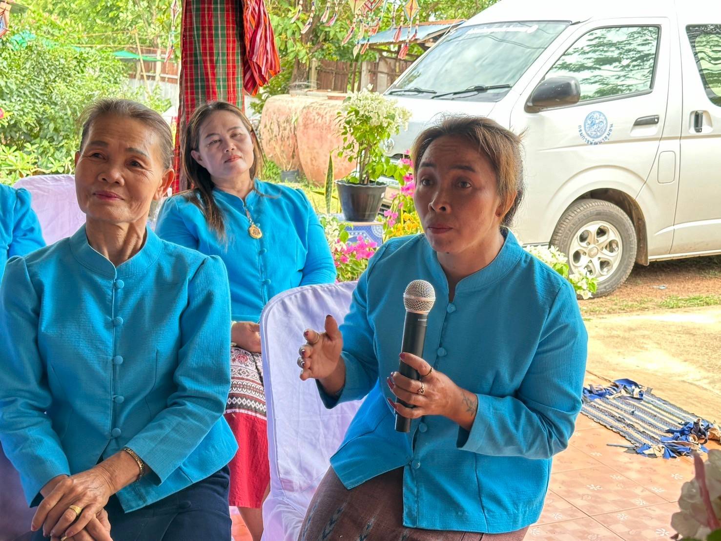 พช.นครพนม   ลงพื้นที่คัดเลือกคนกองทุนพัฒนาบทบาทสตรีดีเด่น ระดับจังหวัด ตามโครงการเชิดชูเกียรติคนกองทุนพัฒนาบทบาทสตรี ประจำปี 2567 วันที่ 2 ของการคัดเลือก พื้นที่อำเภอปลาปากและอำเภอวังยาง