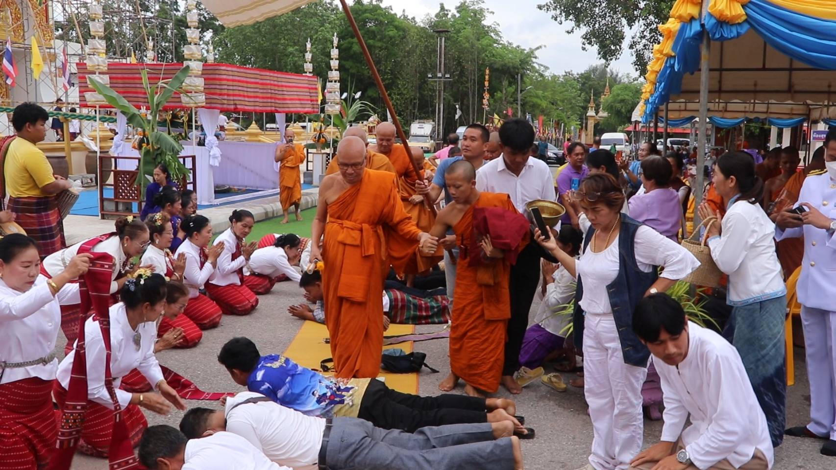 พช.นครพนม   ร่วมพิธีต้อนรับพระบัญชาสมเด็จพระสังฆราช แต่งตั้งรองเจ้าคณะจังหวัดนครพนม จำนวน 2 รูป