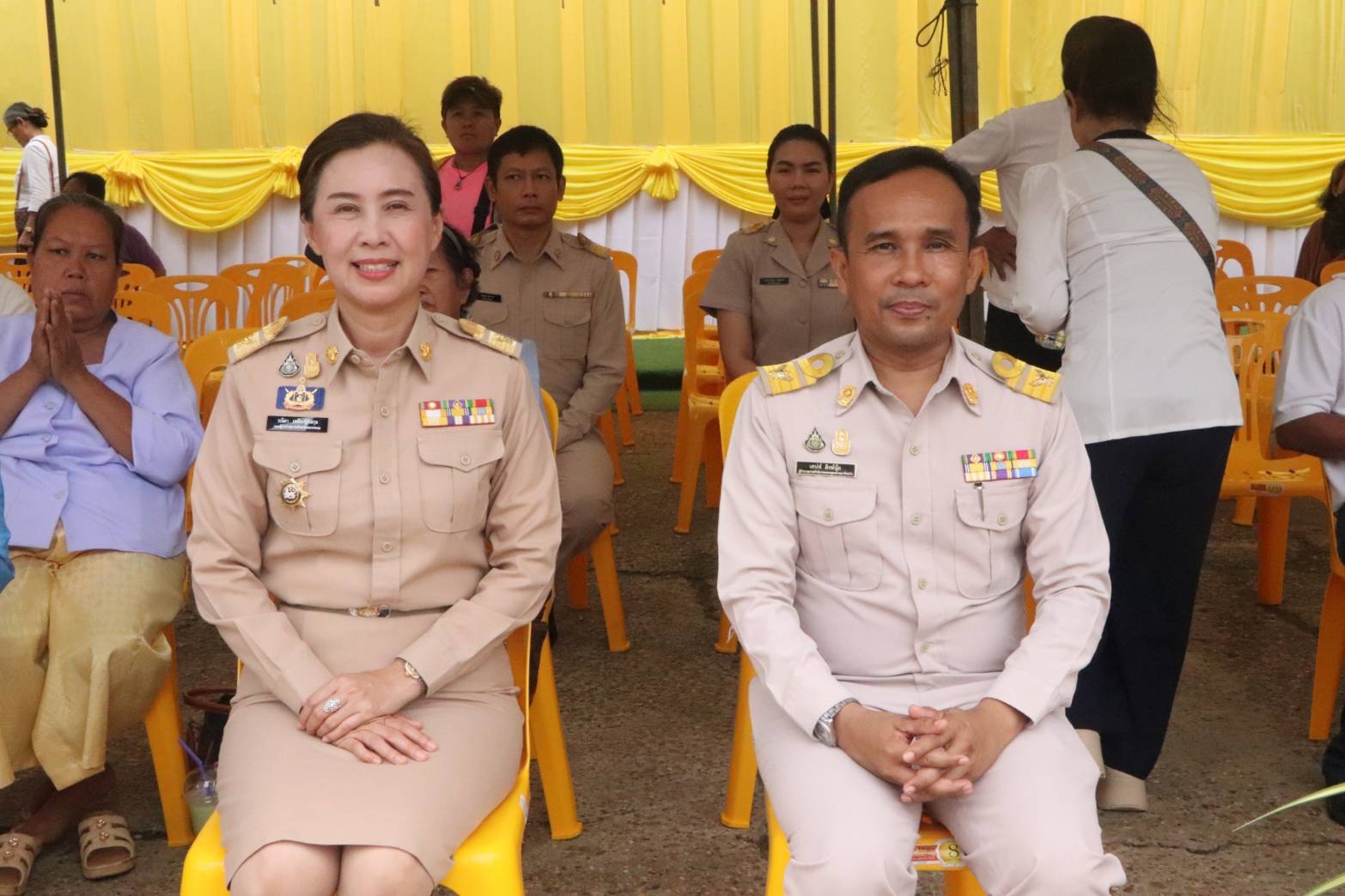 พช.นครพนม   ร่วมพิธีต้อนรับพระบัญชาสมเด็จพระสังฆราช แต่งตั้งรองเจ้าคณะจังหวัดนครพนม จำนวน 2 รูป