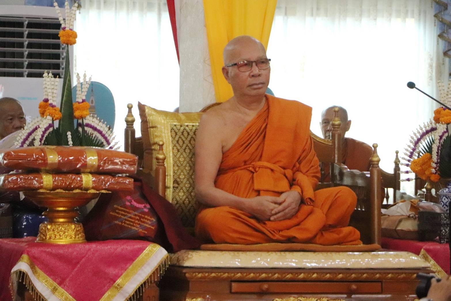 พช.นครพนม   ร่วมพิธีต้อนรับพระบัญชาสมเด็จพระสังฆราช แต่งตั้งรองเจ้าคณะจังหวัดนครพนม จำนวน 2 รูป