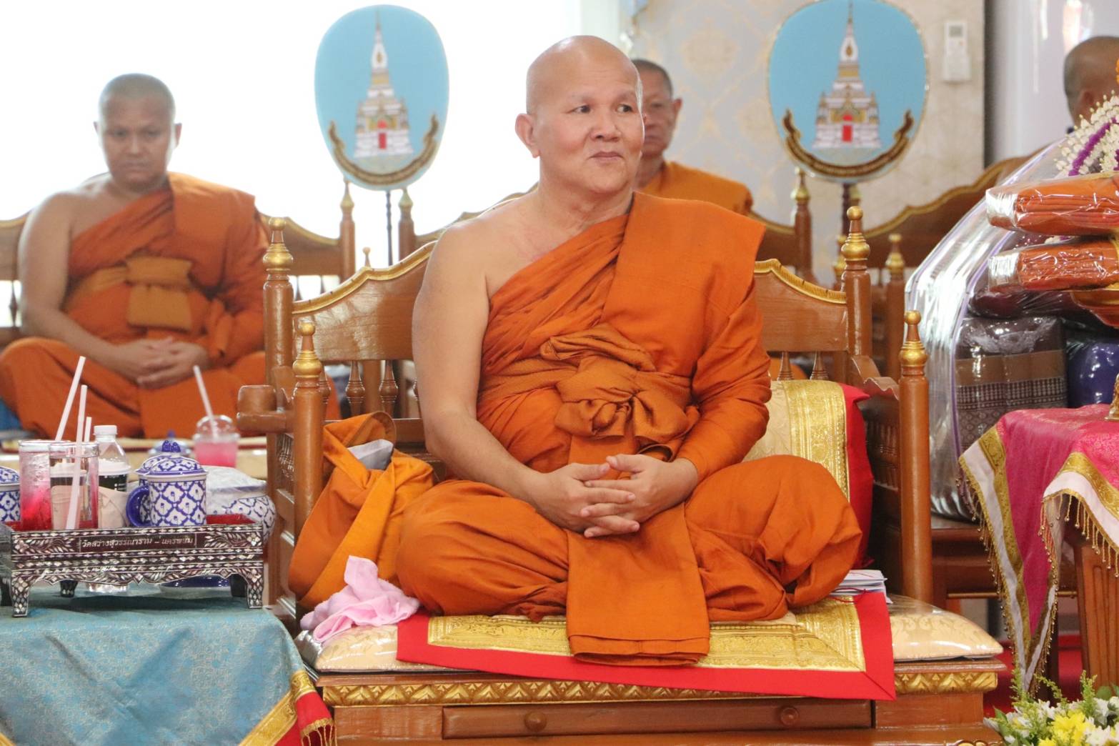 พช.นครพนม   ร่วมพิธีต้อนรับพระบัญชาสมเด็จพระสังฆราช แต่งตั้งรองเจ้าคณะจังหวัดนครพนม จำนวน 2 รูป
