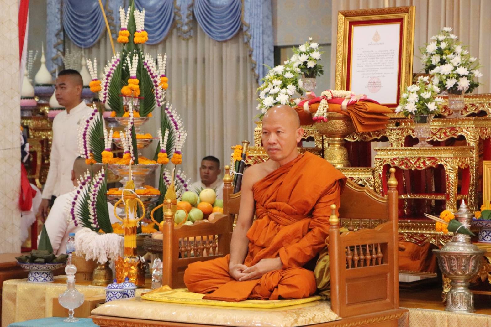 พช.นครพนม   ร่วมพิธีต้อนรับพระบัญชาสมเด็จพระสังฆราช แต่งตั้งรองเจ้าคณะจังหวัดนครพนม จำนวน 2 รูป