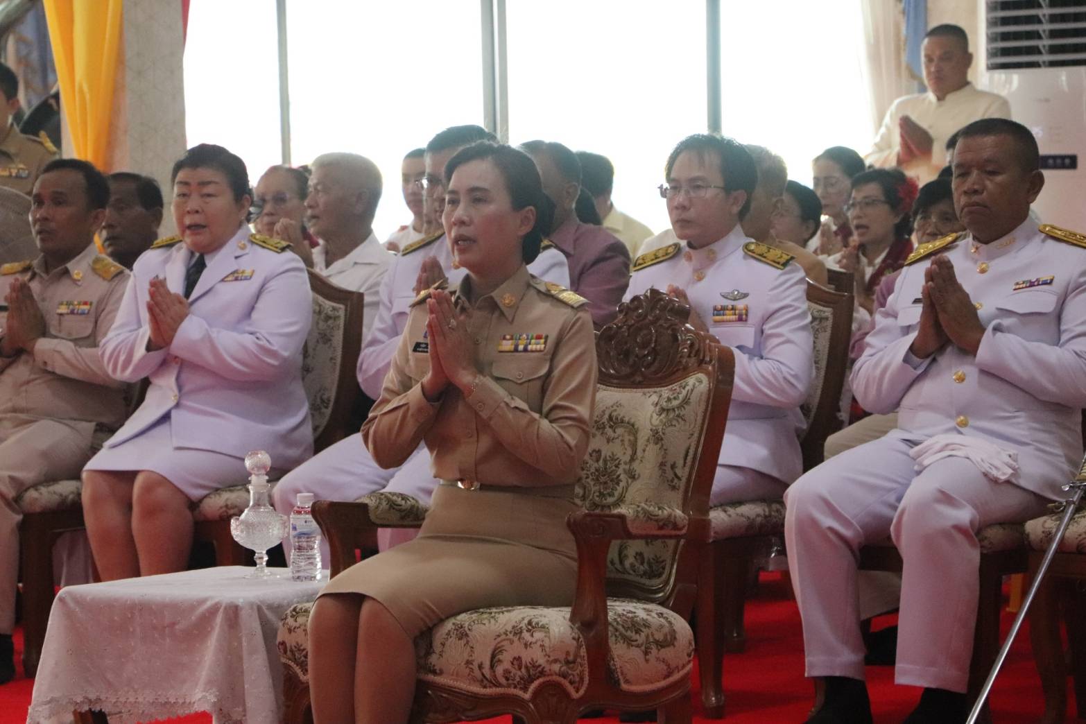 พช.นครพนม   ร่วมพิธีต้อนรับพระบัญชาสมเด็จพระสังฆราช แต่งตั้งรองเจ้าคณะจังหวัดนครพนม จำนวน 2 รูป