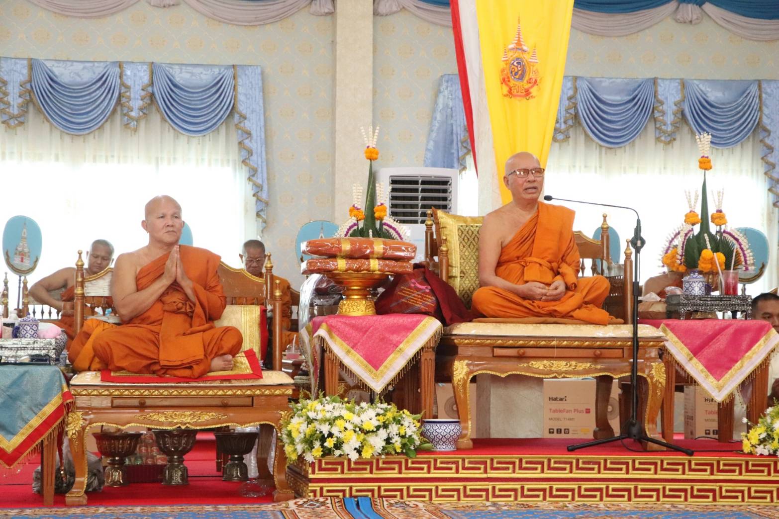 พช.นครพนม   ร่วมพิธีต้อนรับพระบัญชาสมเด็จพระสังฆราช แต่งตั้งรองเจ้าคณะจังหวัดนครพนม จำนวน 2 รูป