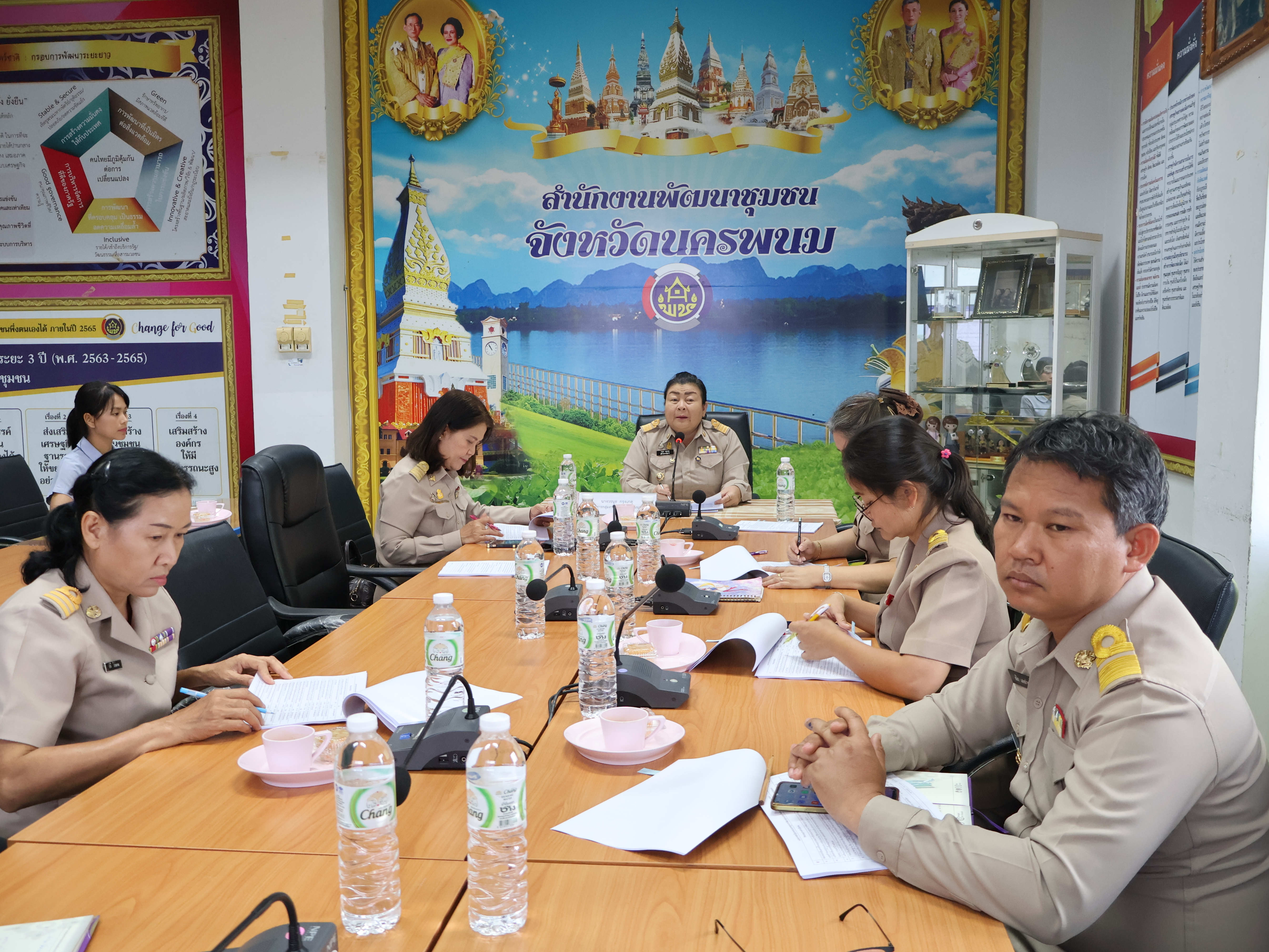 พช.นครพนม   ประชุมคณะอนุกรรมการตรวจประเมินเพื่อการรับรองมาตรฐานการพัฒนาชุมชนจังหวัด ครั้งที่ 1/2567