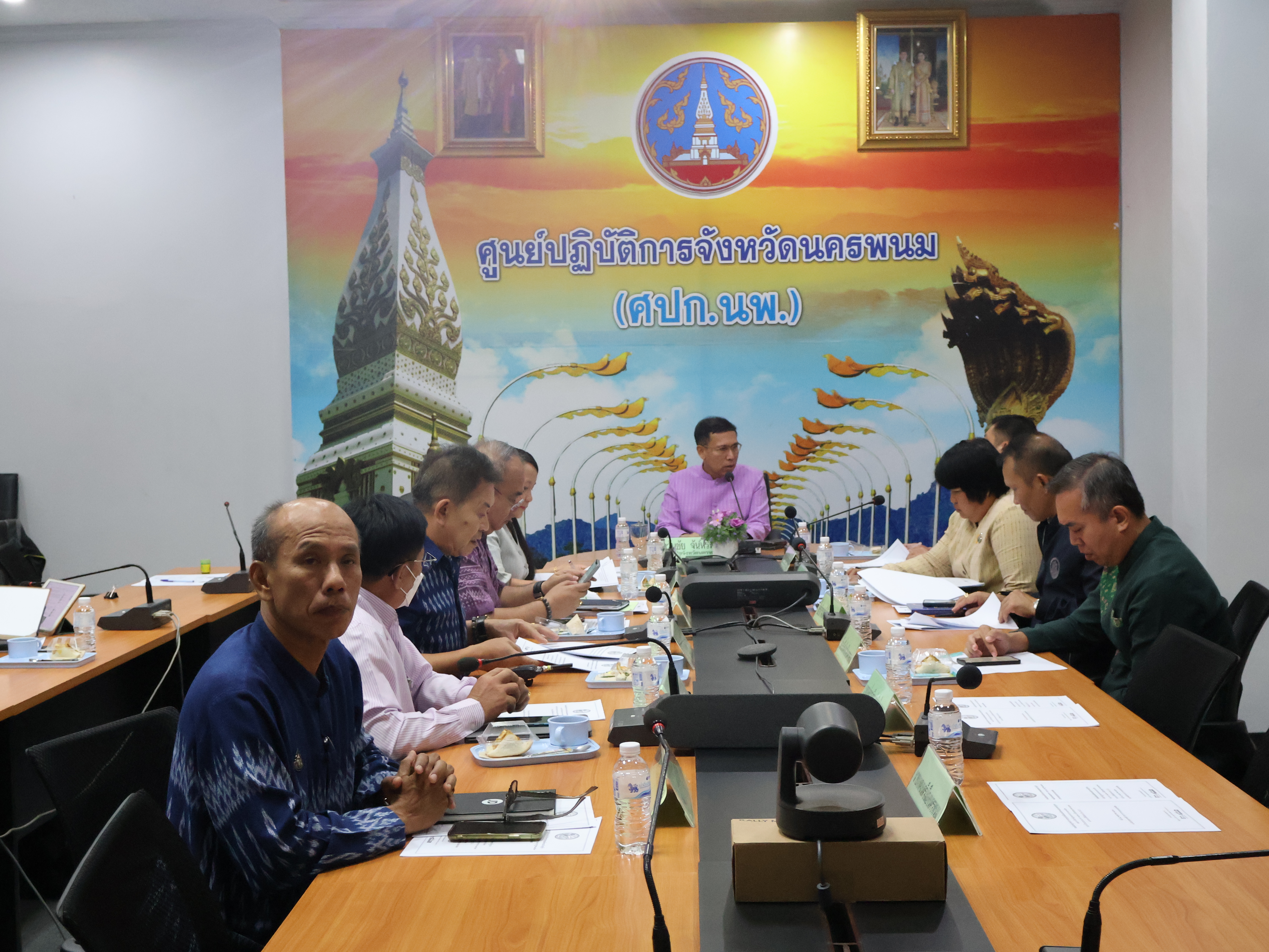 พช.นครพนม   ร่วมการประชุมขับเคลื่อนและติดตามนโยบายของรัฐบาลและภารกิจสำคัญของปลัดกระทรวงมหาดไทย ประจำปีงบประมาณ พ.ศ. 2567 (เดือนพฤษภาคม 2567) ผ่านระบบวีดิทัศน์ทางไกล (vcs)