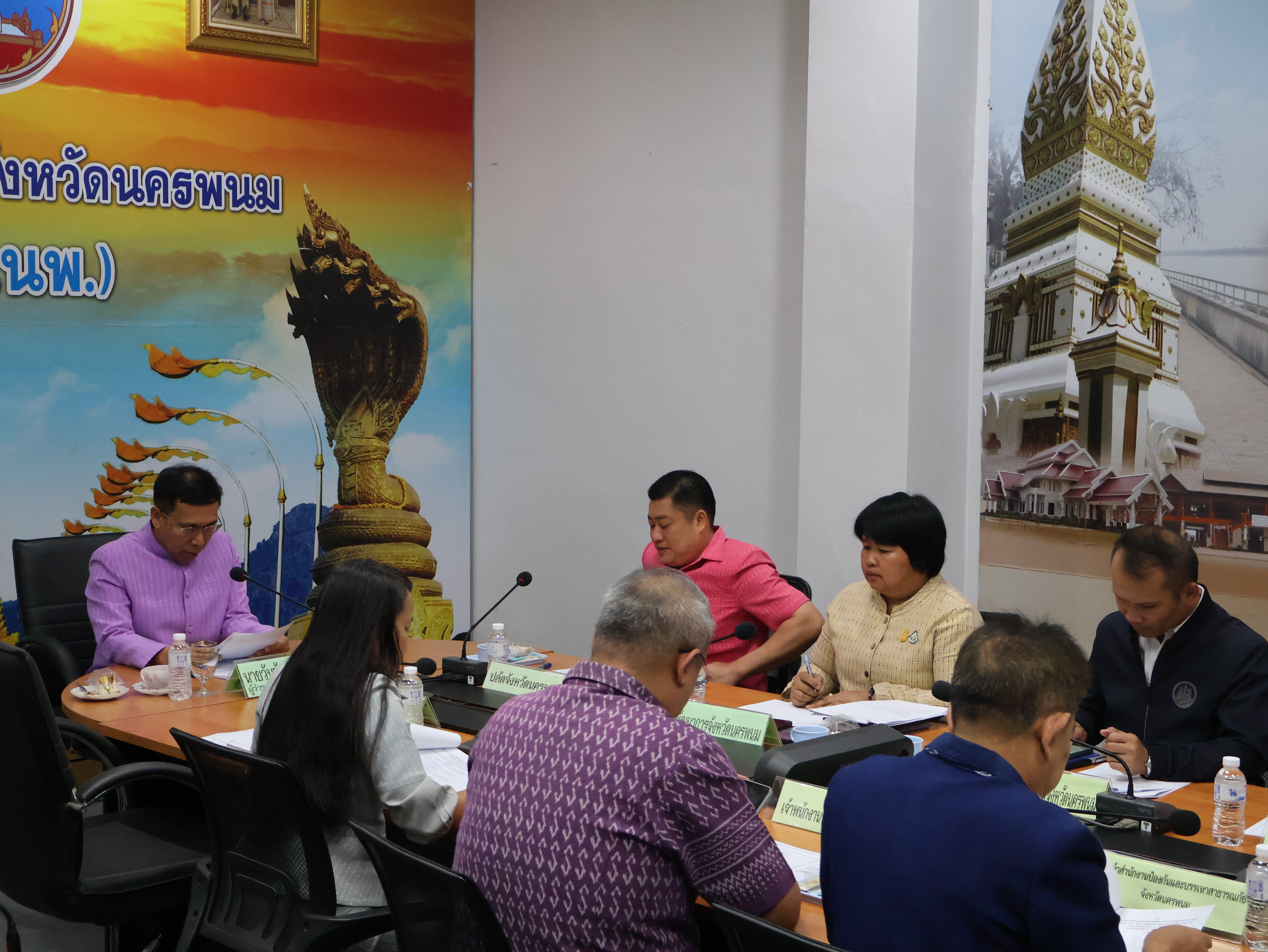 พช.นครพนม   ร่วมการประชุมขับเคลื่อนและติดตามนโยบายของรัฐบาลและภารกิจสำคัญของปลัดกระทรวงมหาดไทย ประจำปีงบประมาณ พ.ศ. 2567 (เดือนพฤษภาคม 2567) ผ่านระบบวีดิทัศน์ทางไกล (vcs)