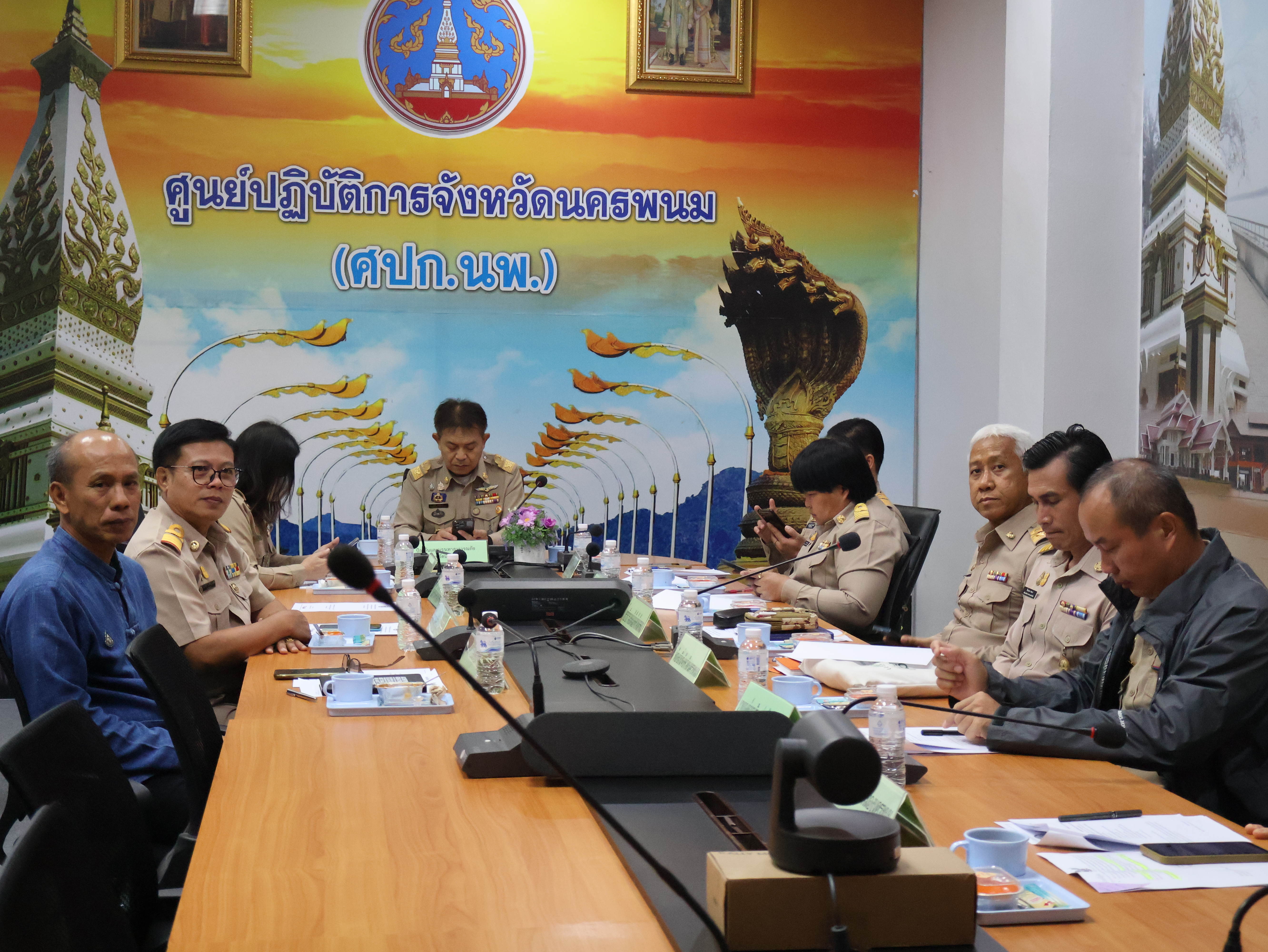 พช.นครพนม   ร่วมการประชุมขับเคลื่อนและติดตามนโยบายของรัฐบาลและภารกิจสำคัญของปลัดกระทรวงมหาดไทย ประจำปีงบประมาณ พ.ศ. 2567 เดือนพฤษภาคม 2567 ผ่านระบบวีดิทัศน์ทางไกล (vcs)