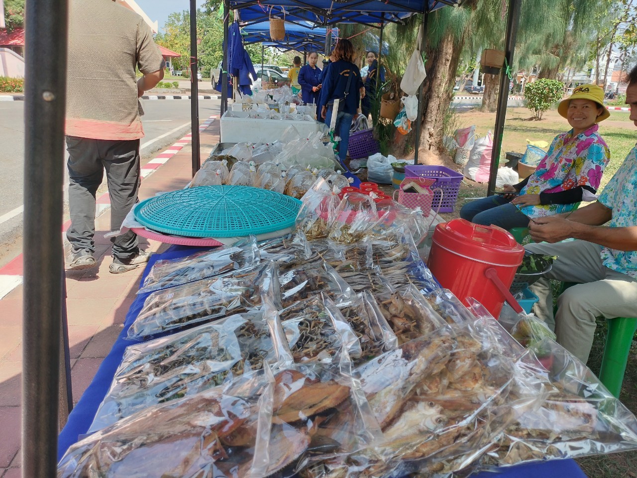 ผู้ว่าฯ นครพนม   ส่งเสริมการจัดแสดงและจำหน่ายผลผลิต โคก หนอง นา “ตลาดนัดโคก หนอง นา และอาหารปลอดภัย” สู่ความยั่งยืน