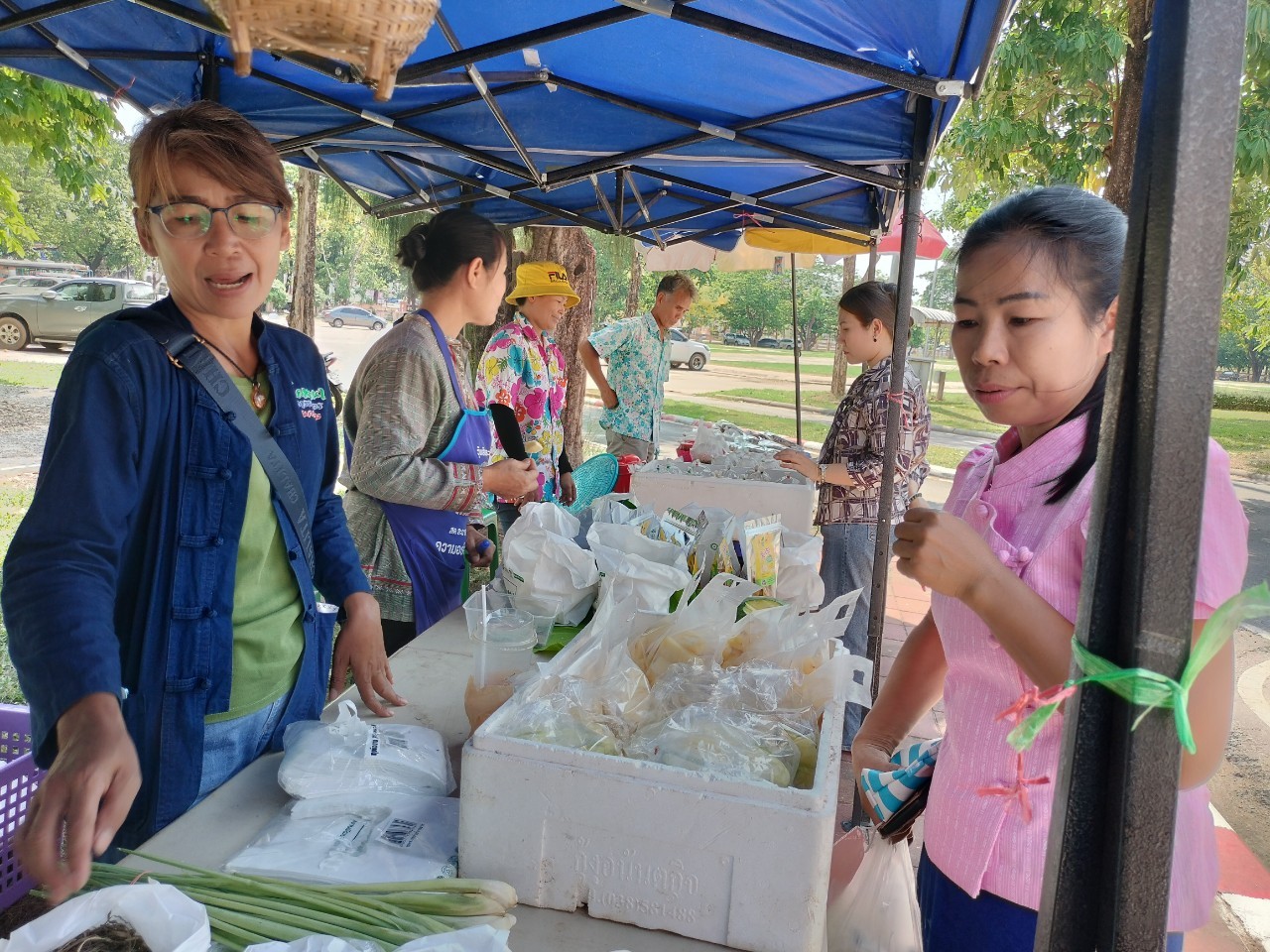 ผู้ว่าฯ นครพนม   ส่งเสริมการจัดแสดงและจำหน่ายผลผลิต โคก หนอง นา “ตลาดนัดโคก หนอง นา และอาหารปลอดภัย” สู่ความยั่งยืน