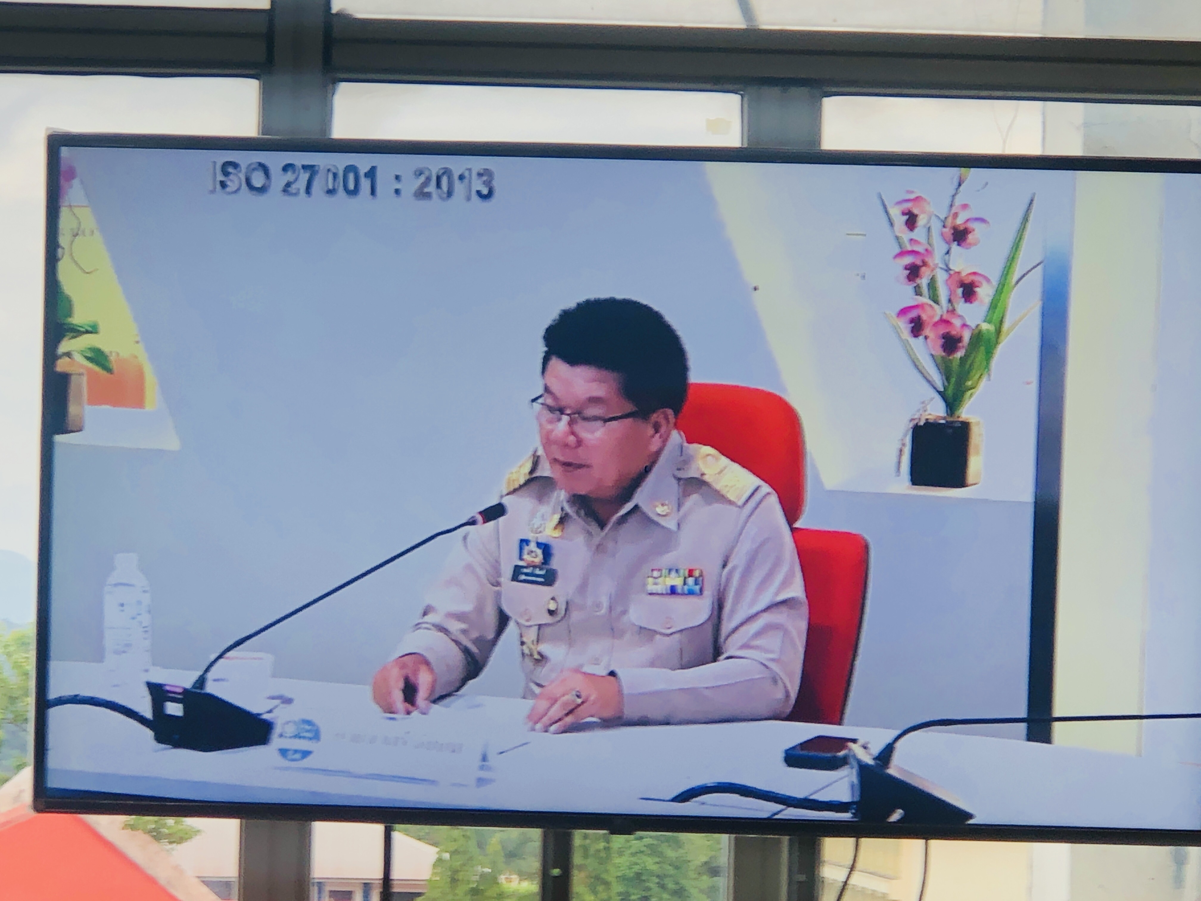 พช.นครพนม   ร่วมประชุมเตรียมความพร้อมการดำเนินงานโครงการการส่งเสริมการพัฒนาชุมชนธรรมาภิบาล  ผ่านระบบวีดิทัศน์ทางไกล (Vide Conference)