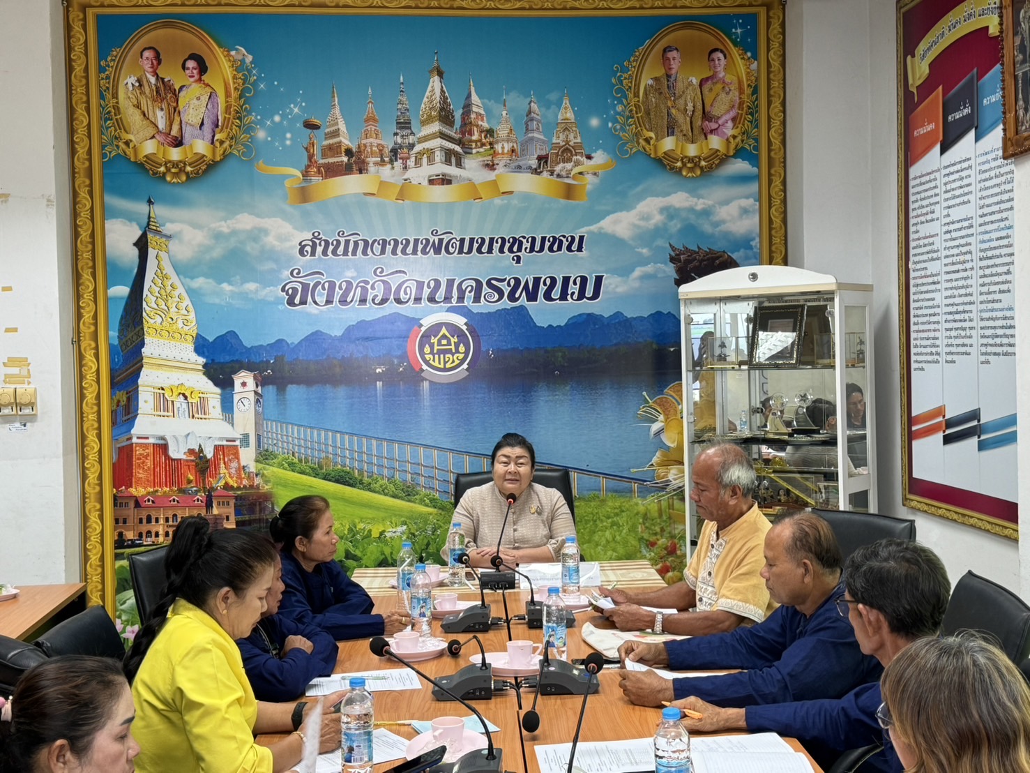 พช.นครพนม   ประชุมคณะกรรมการเครือข่าย โคก หนอง นา สู่การผลิตเกษตรอินทรีย์จังหวัดนครพนม และนักการตลาด โคก หนอง นา สู่เกษตรอินทรีย์วิถีนครพนม