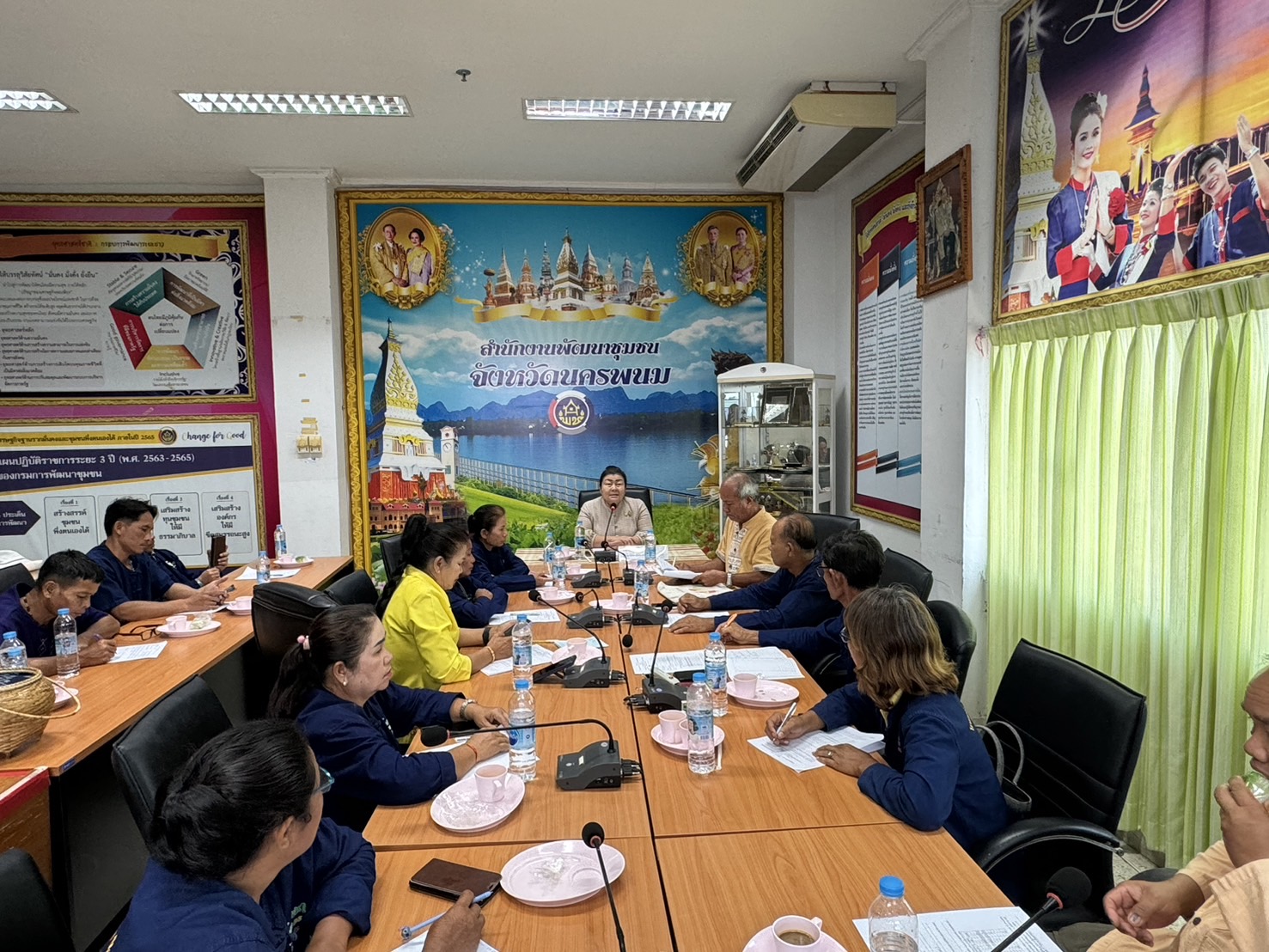 พช.นครพนม   ประชุมคณะกรรมการเครือข่าย โคก หนอง นา สู่การผลิตเกษตรอินทรีย์จังหวัดนครพนม และนักการตลาด โคก หนอง นา สู่เกษตรอินทรีย์วิถีนครพนม