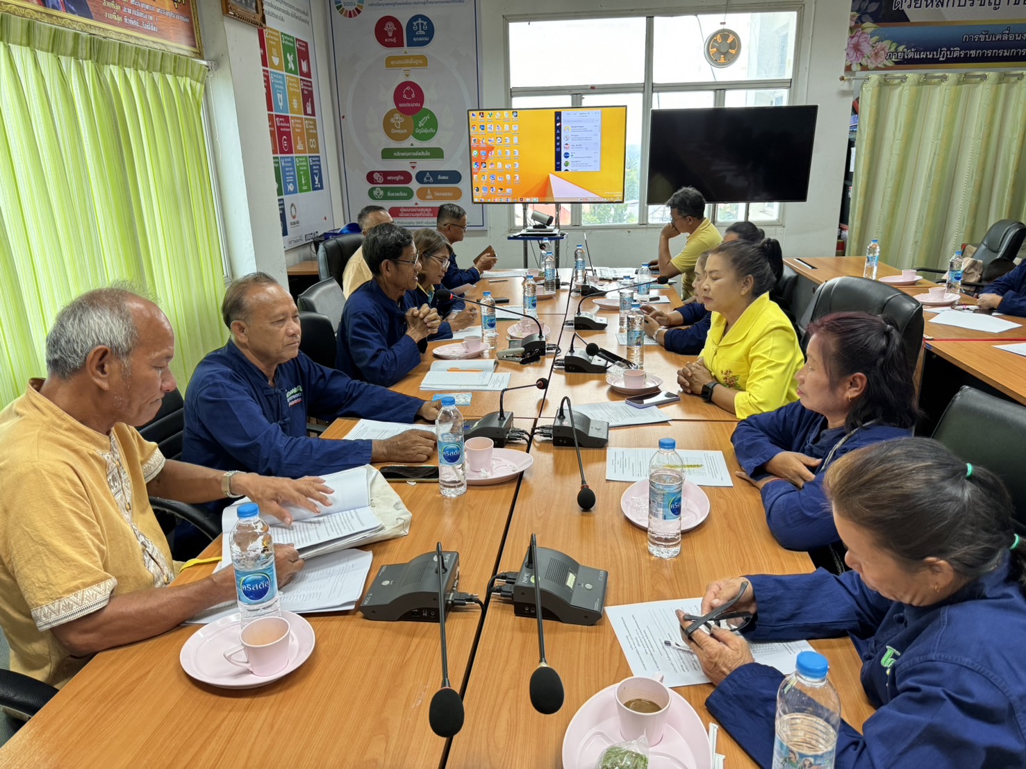 พช.นครพนม   ประชุมคณะกรรมการเครือข่าย โคก หนอง นา สู่การผลิตเกษตรอินทรีย์จังหวัดนครพนม และนักการตลาด โคก หนอง นา สู่เกษตรอินทรีย์วิถีนครพนม