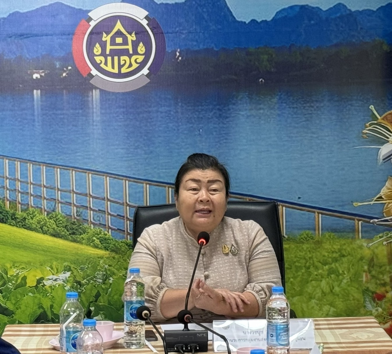 พช.นครพนม   ประชุมคณะกรรมการเครือข่าย โคก หนอง นา สู่การผลิตเกษตรอินทรีย์จังหวัดนครพนม และนักการตลาด โคก หนอง นา สู่เกษตรอินทรีย์วิถีนครพนม