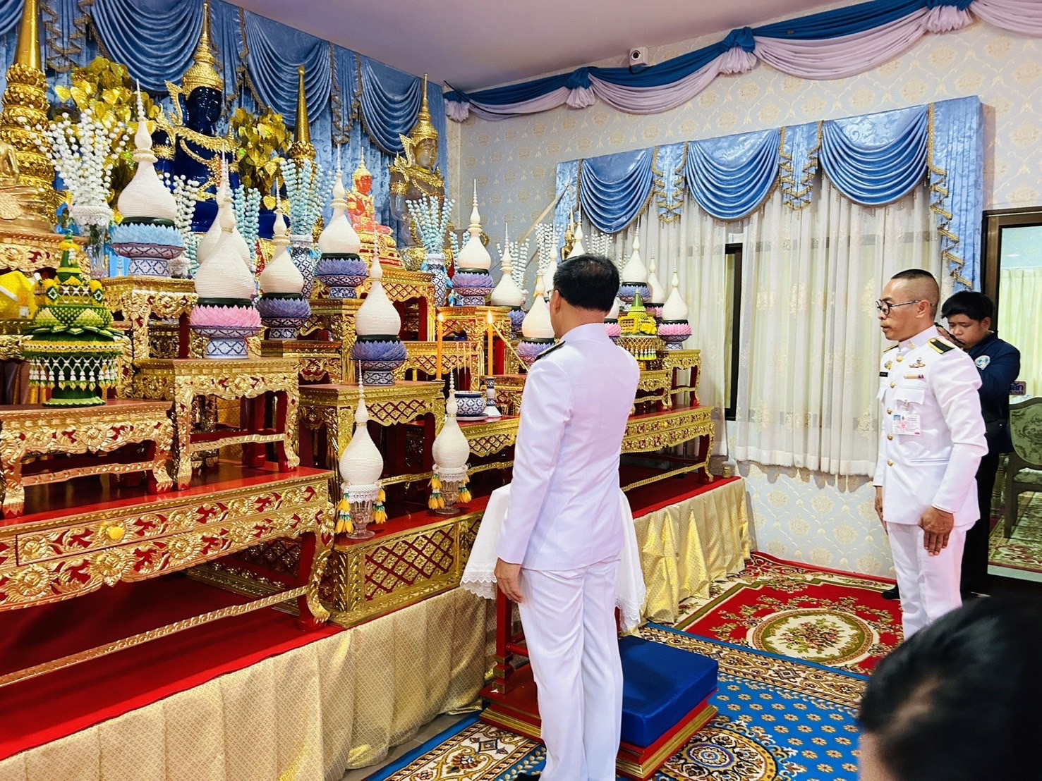 พช.นครพนม   ร่วมพิธีเจริญพระพุทธมนต์และพิธีทำบุญตักบาตร เฉลิมพระเกียรติสมเด็จพระเจ้าลูกยาเธอ เจ้าฟ้าทีปังกรรัศมีโชติ มหาวชิโรตตมางกูร สิริวิบูลยราชกุมาร เนื่องในโอกาสวันคล้ายวันประสูติ 29 เมษายน 2567