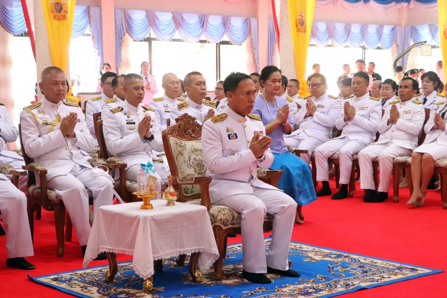 พช.นครพนม   ร่วมพิธีเจริญพระพุทธมนต์และพิธีทำบุญตักบาตร เฉลิมพระเกียรติสมเด็จพระเจ้าลูกยาเธอ เจ้าฟ้าทีปังกรรัศมีโชติ มหาวชิโรตตมางกูร สิริวิบูลยราชกุมาร เนื่องในโอกาสวันคล้ายวันประสูติ 29 เมษายน 2567