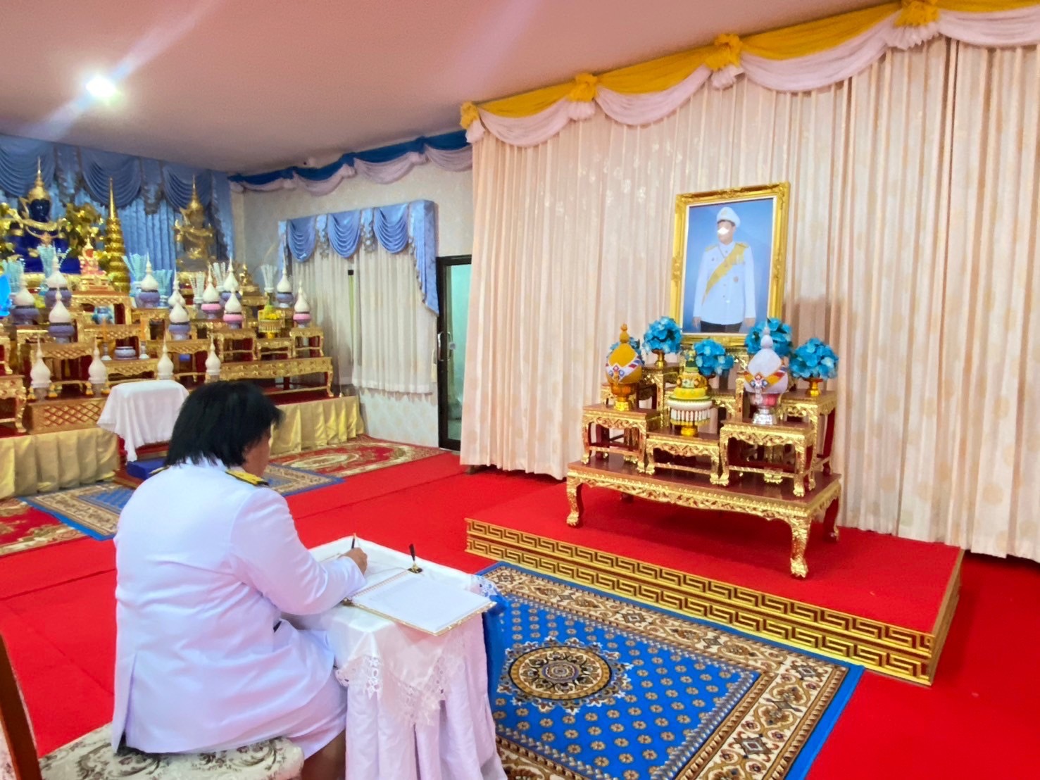 พช.นครพนม   ร่วมพิธีเจริญพระพุทธมนต์และพิธีทำบุญตักบาตร เฉลิมพระเกียรติสมเด็จพระเจ้าลูกยาเธอ เจ้าฟ้าทีปังกรรัศมีโชติ มหาวชิโรตตมางกูร สิริวิบูลยราชกุมาร เนื่องในโอกาสวันคล้ายวันประสูติ 29 เมษายน 2567