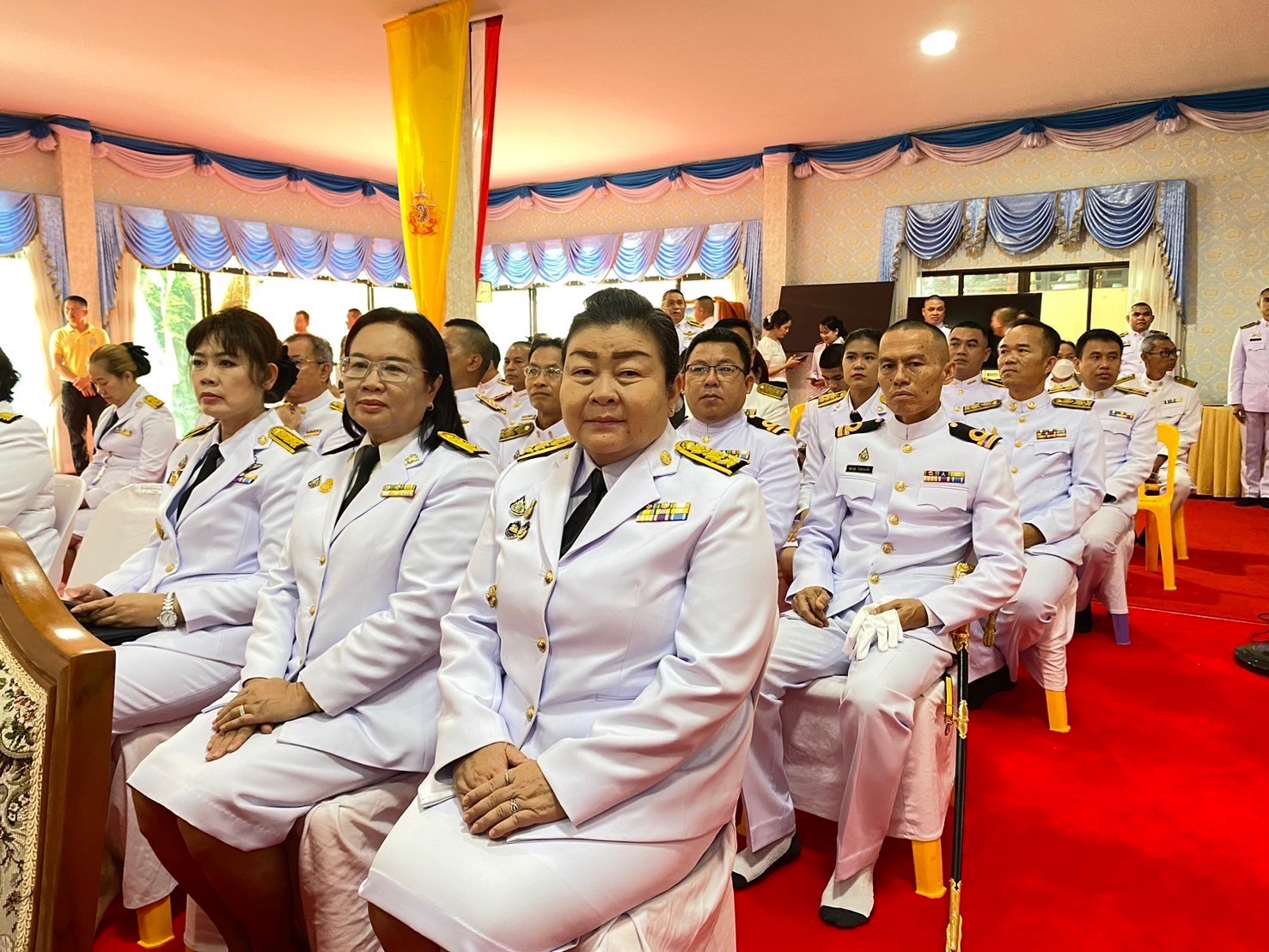 พช.นครพนม   ร่วมพิธีเจริญพระพุทธมนต์และพิธีทำบุญตักบาตร เฉลิมพระเกียรติสมเด็จพระเจ้าลูกยาเธอ เจ้าฟ้าทีปังกรรัศมีโชติ มหาวชิโรตตมางกูร สิริวิบูลยราชกุมาร เนื่องในโอกาสวันคล้ายวันประสูติ 29 เมษายน 2567