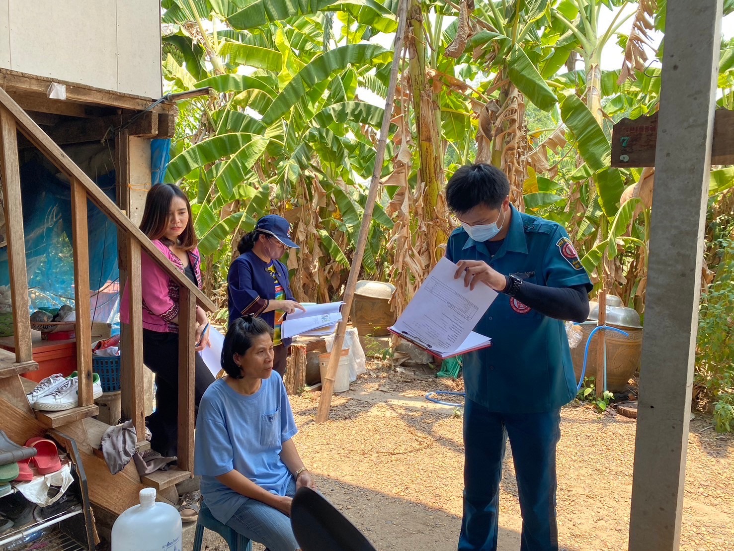 จังหวัดนครพนม  ร่วมกับ กรมการพัฒนาชุมชน และมูลนิธิป่อเต็กตึ๊ง ลงพื้นที่เก็บข้อมูลครัวเรือนเป้าหมาย ในการแก้ไขปัญหาความยากจนเชิงบูรณาการ ในพื้นที่จังหวัดนครพนม