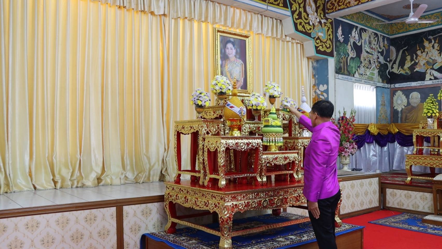 พช.นครพนม   ร่วมพิธีเจริญพระพุทธมนต์ และเจริญจิตตภาวนาถวายเป็นพระราชกุศลแด่สมเด็จพระนางเจ้าฯ พระบรมราชินี เนื่องในโอกาสวันเฉลิมพระชนมพรรษา 3 มิถุนายน 2567