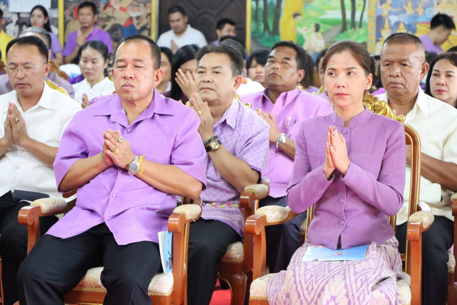 พช.นครพนม   ร่วมพิธีเจริญพระพุทธมนต์ และเจริญจิตตภาวนาถวายเป็นพระราชกุศลแด่สมเด็จพระนางเจ้าฯ พระบรมราชินี เนื่องในโอกาสวันเฉลิมพระชนมพรรษา 3 มิถุนายน 2567