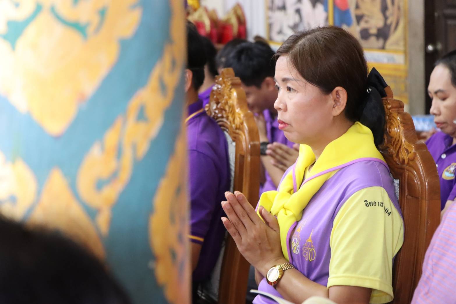 พช.นครพนม   ร่วมพิธีเจริญพระพุทธมนต์ และเจริญจิตตภาวนาถวายเป็นพระราชกุศลแด่สมเด็จพระนางเจ้าฯ พระบรมราชินี เนื่องในโอกาสวันเฉลิมพระชนมพรรษา 3 มิถุนายน 2567
