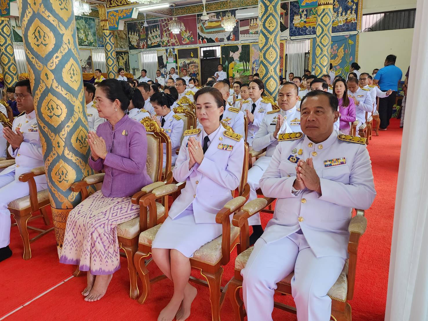 พช.นครพนม   ร่วมพิธีเจริญพระพุทธมนต์และพิธีทำบุญตักบาตร เฉลิมพระเกียรติสมเด็จพระนางเจ้าฯ พระบรมราชินี เนื่องในโอกาสวันเฉลิมพระชนมพรรษา 3 มิถุนายน 2567
