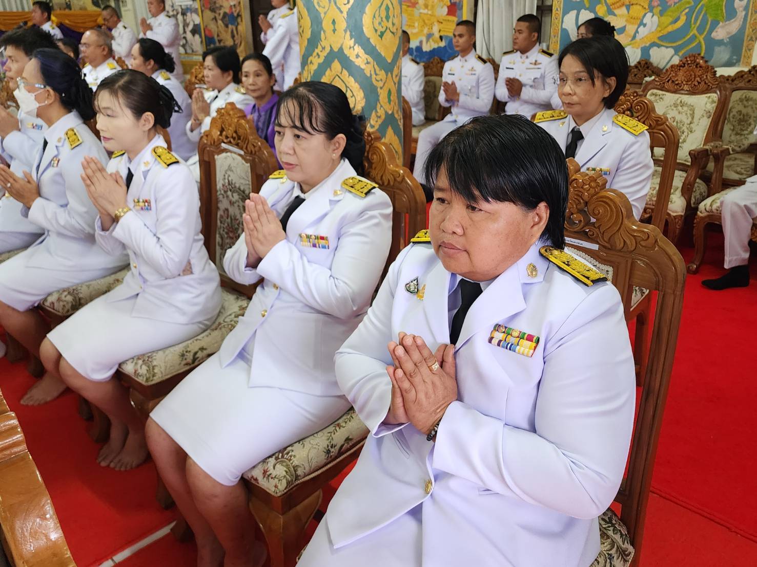 พช.นครพนม   ร่วมพิธีเจริญพระพุทธมนต์และพิธีทำบุญตักบาตร เฉลิมพระเกียรติสมเด็จพระนางเจ้าฯ พระบรมราชินี เนื่องในโอกาสวันเฉลิมพระชนมพรรษา 3 มิถุนายน 2567