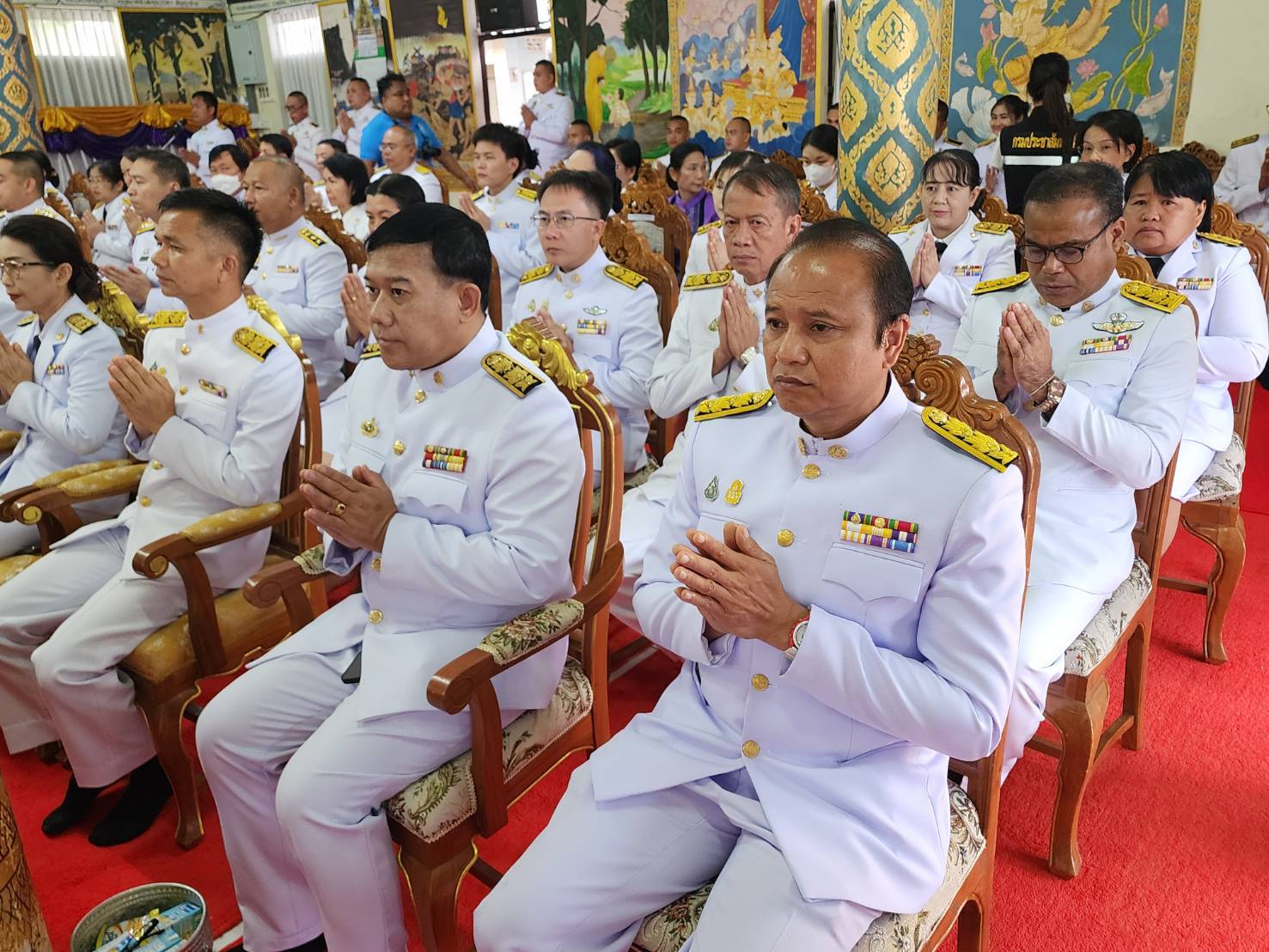 พช.นครพนม   ร่วมพิธีเจริญพระพุทธมนต์และพิธีทำบุญตักบาตร เฉลิมพระเกียรติสมเด็จพระนางเจ้าฯ พระบรมราชินี เนื่องในโอกาสวันเฉลิมพระชนมพรรษา 3 มิถุนายน 2567