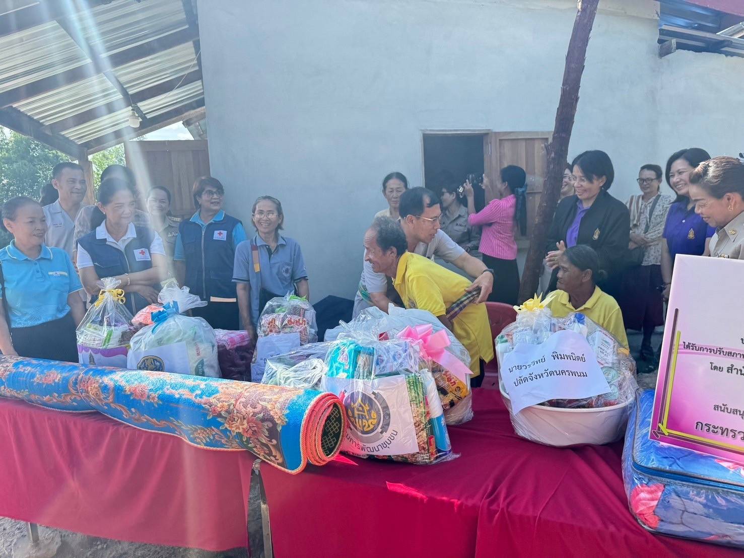 จังหวัดนครพนม   รุกขับเคลื่อน “นครพนม สร้างสังคมอุดมสุข ทุกช่วงวัยอย่างยั่งยืน” ประจำปี 2567 พื้นที่อำเภอนาแก