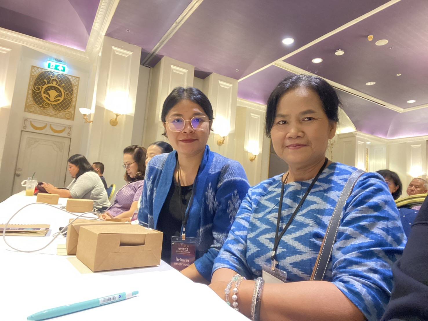 พช.นครพนม   ร่วมการประชุมเชิงปฏิบัติการด้านการประเมินฟุตพริ้นท์ของผ้าไทย