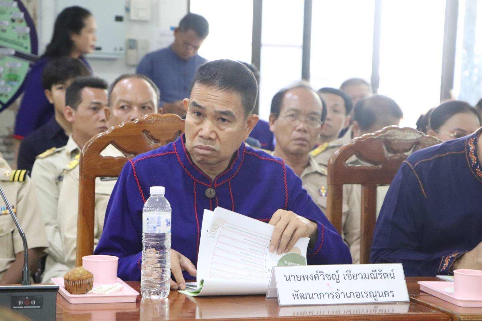 ผู้ว่าฯ นครพนม   ลงพื้นที่ตรวจติดตามการดำเนินงานตามนโยบายของรัฐบาล กระทรวงมหาดไทย และของจังหวัดนครพนม ในพื้นที่อำเภอเรณูนคร