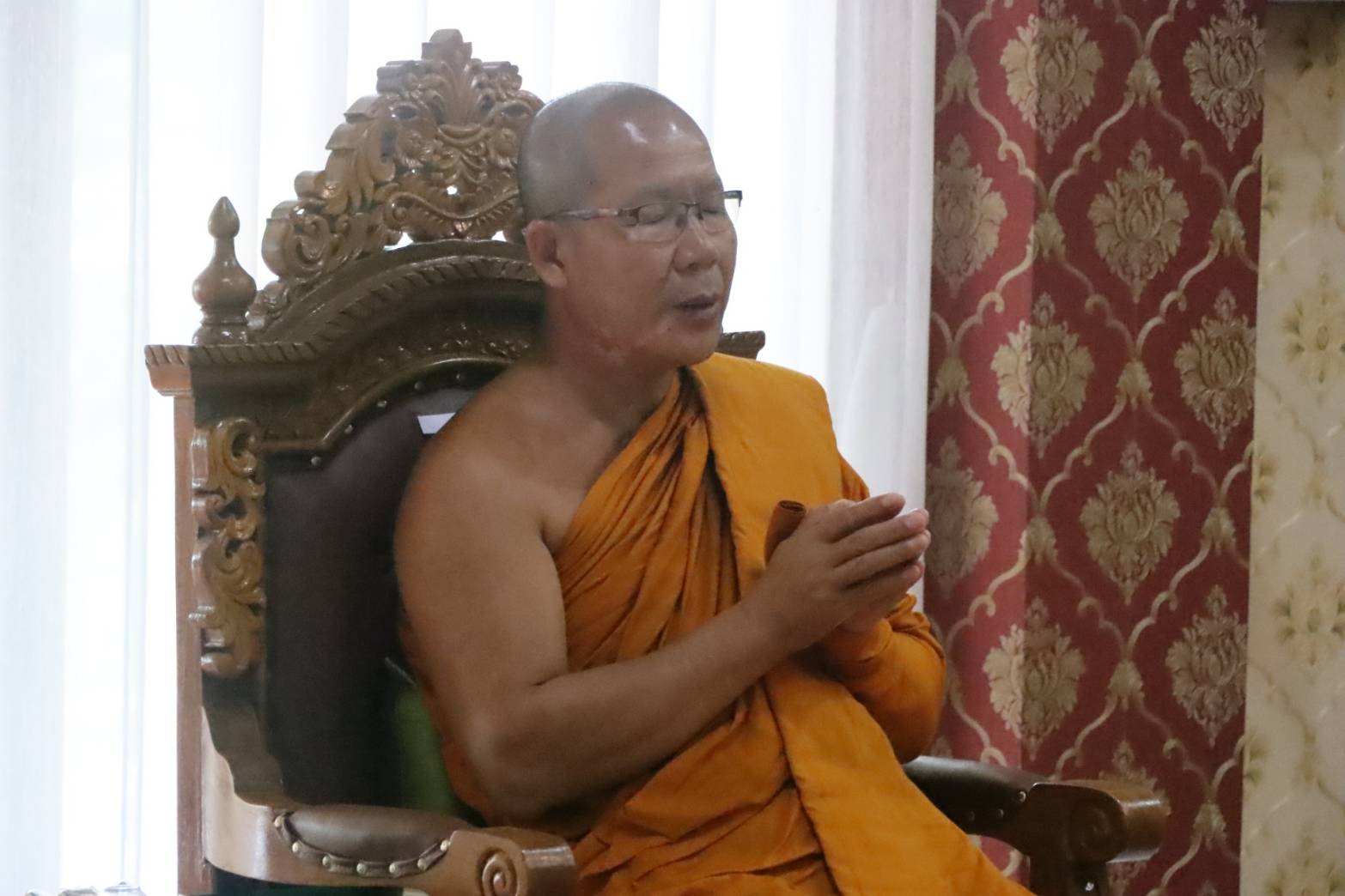 พช.นครพนม   ร่วมพิธีเจริญพระพุทธมนต์ เจริญจิตภาวนาถวายเป็นพระกุศลและถวายพระพรแด่ สมเด็จพระสังฆราช เนื่องในโอกาสฉลองพระชนมายุ 97 พรรษา